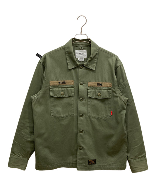 [Pre-owned] WTAPS BUDS LS 01 / SHIRT. cotton. twill. 172WVDT-SHM01