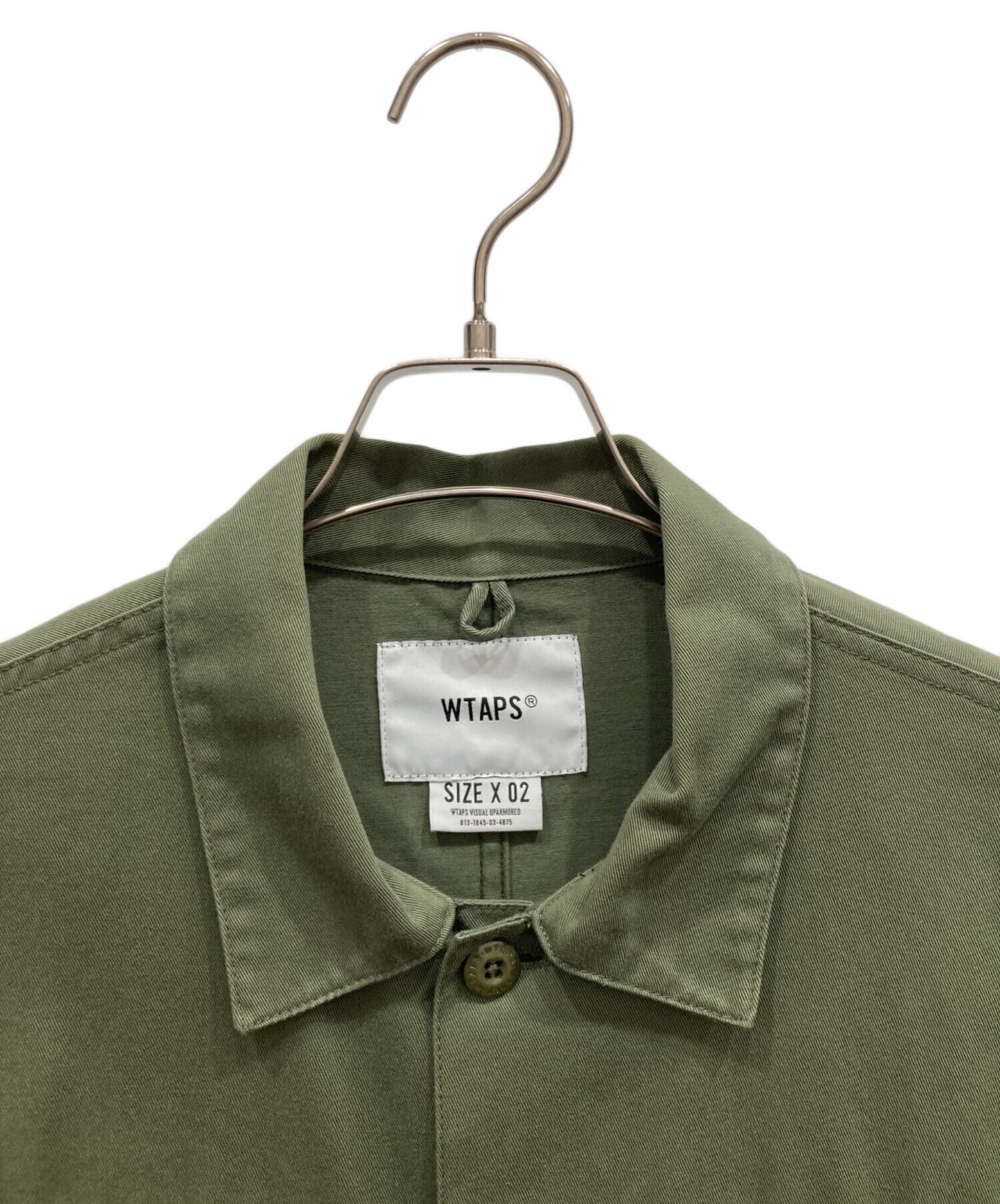 [Pre-owned] WTAPS BUDS LS 01 / SHIRT. cotton. twill. 172WVDT-SHM01