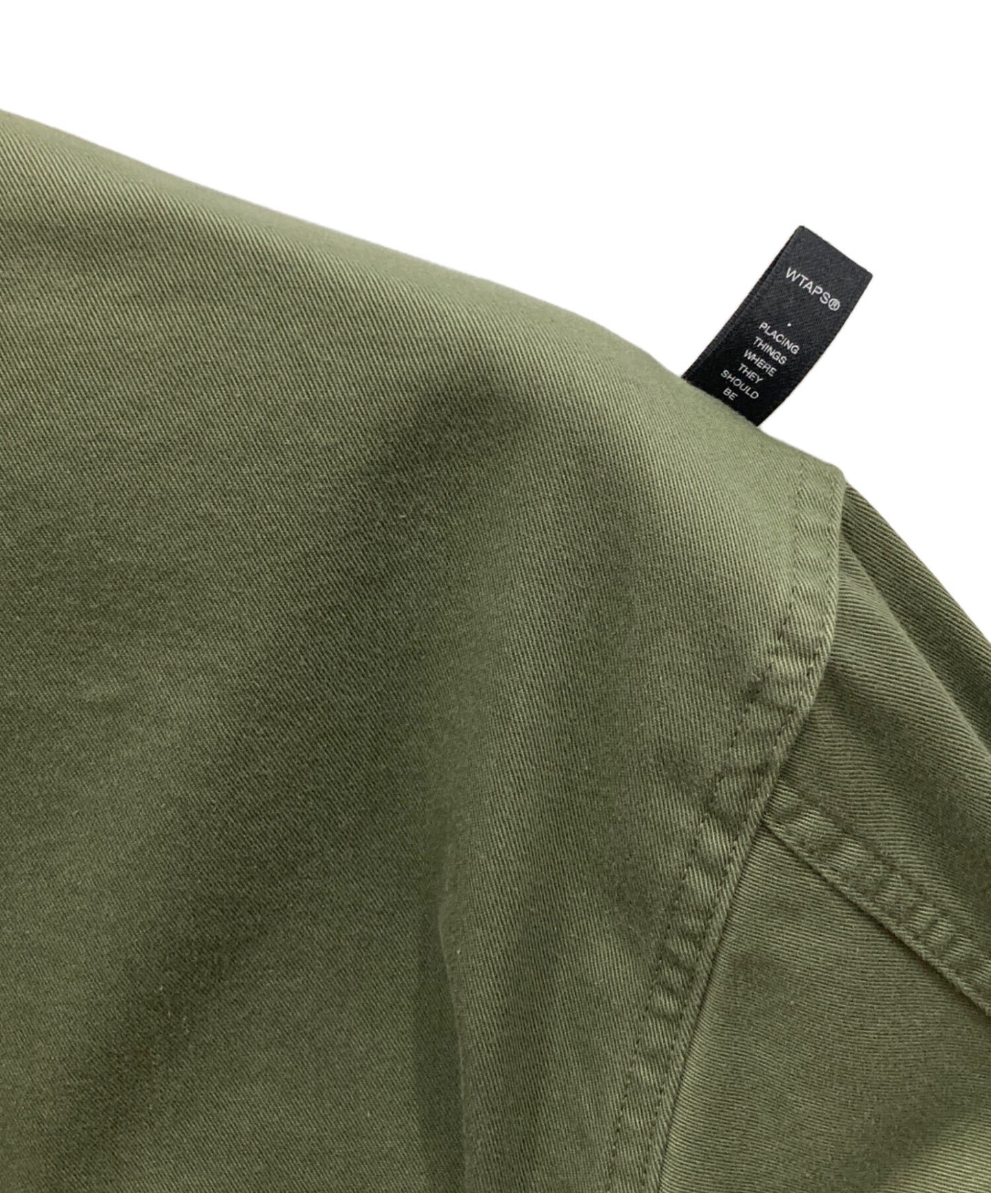 [Pre-owned] WTAPS BUDS LS 01 / SHIRT. cotton. twill. 172WVDT-SHM01