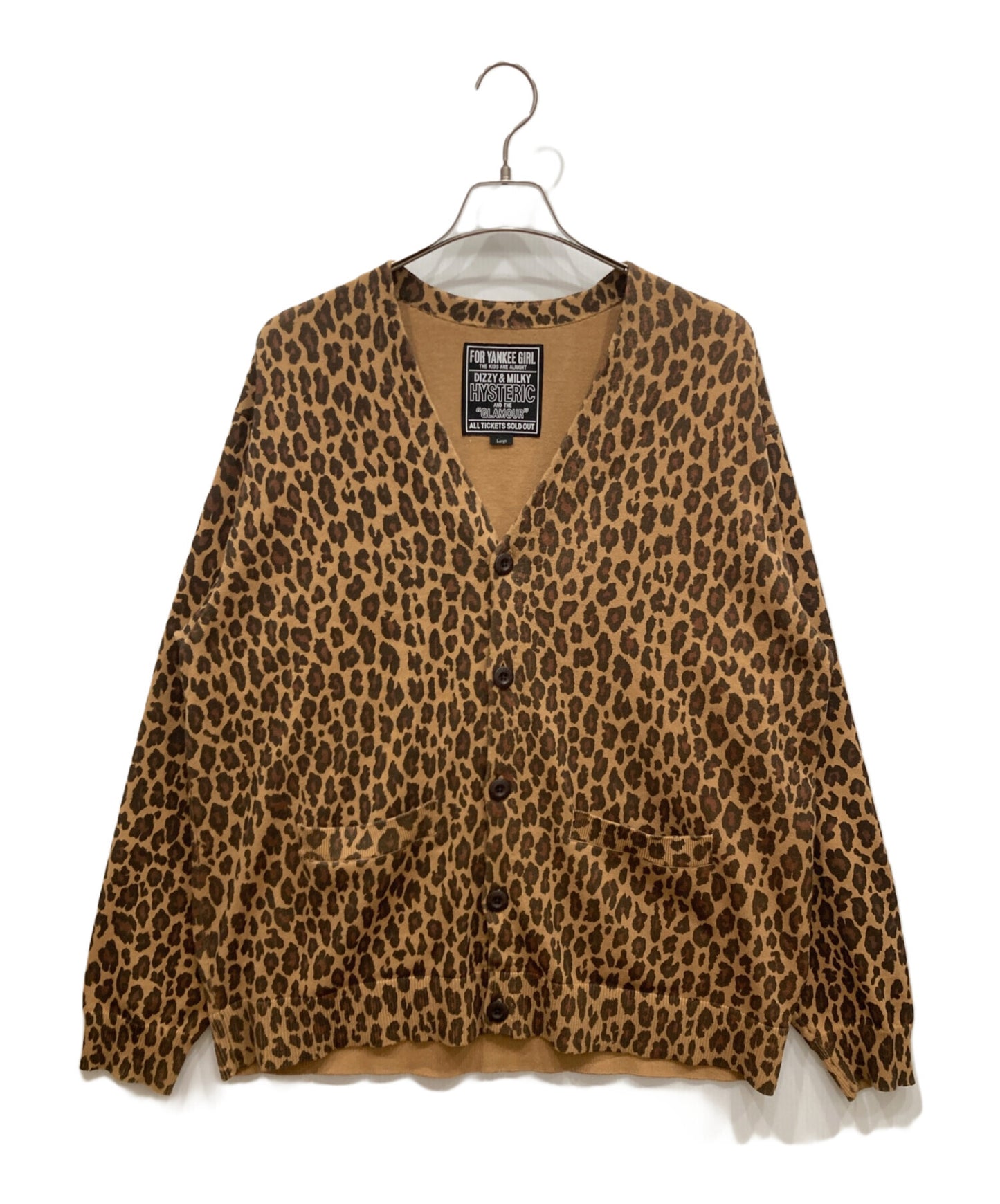 [Pre-owned] Hysteric Glamour LEOPARD pattern cardigan 02251ND02