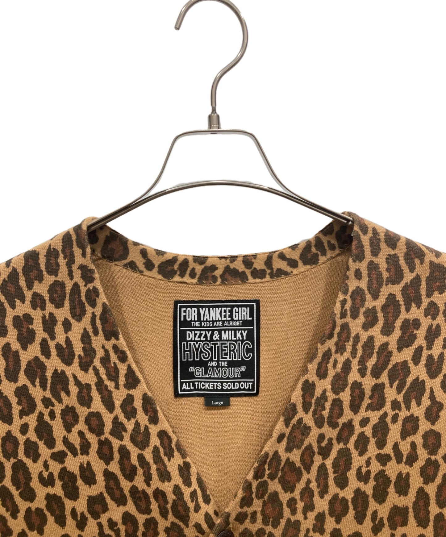 [Pre-owned] Hysteric Glamour LEOPARD pattern cardigan 02251ND02