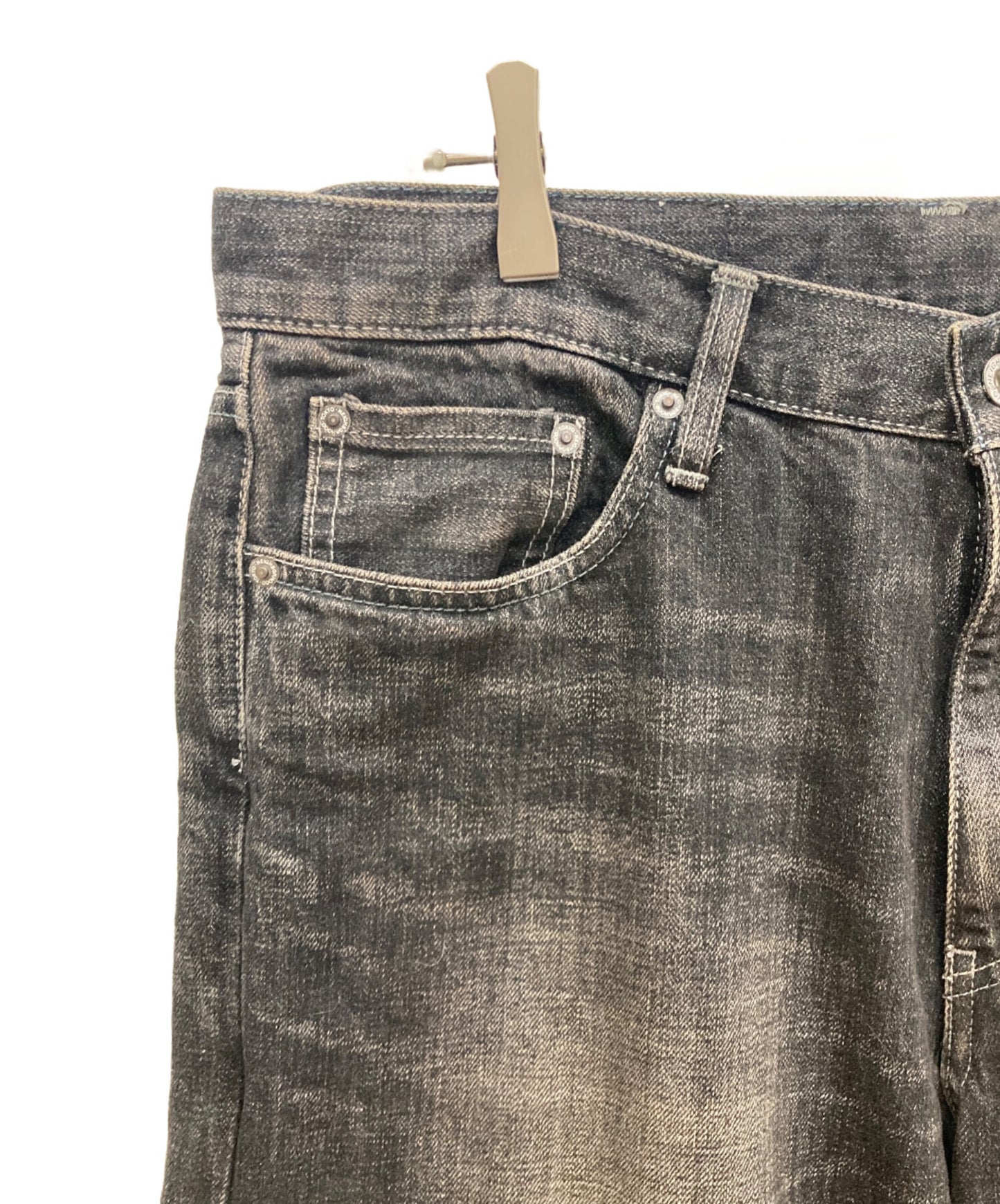 [Pre-owned] NEIGHBORHOOD WASHED DENIM DP WIDE PANTS 251XBNH-PTM04