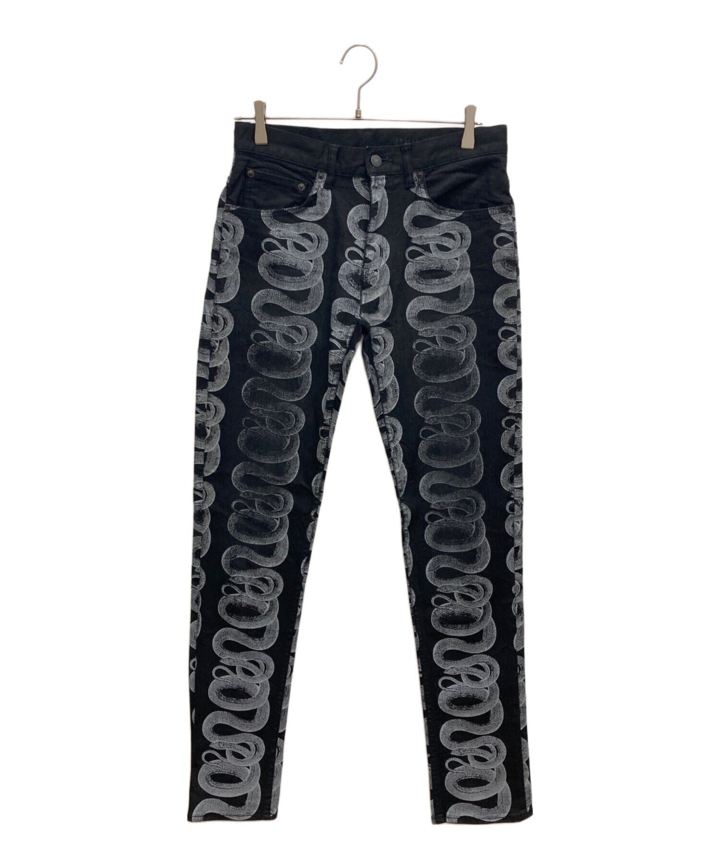 [Pre-owned] Hysteric Glamour SNAKE LOOP Skinny denim pants 01213AP05