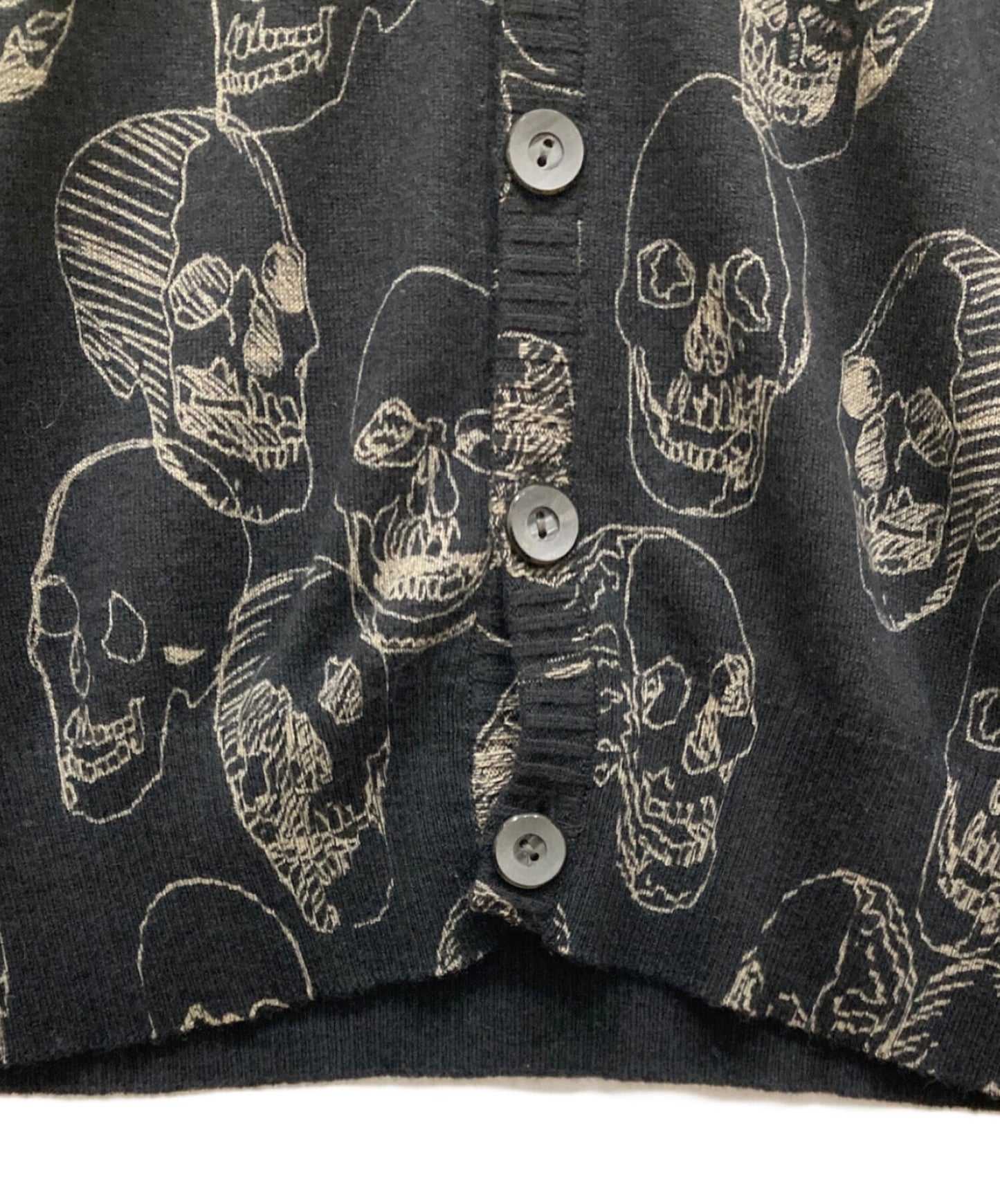 [Pre-owned] Hysteric Glamour Cardigan with skull design 0494ND01