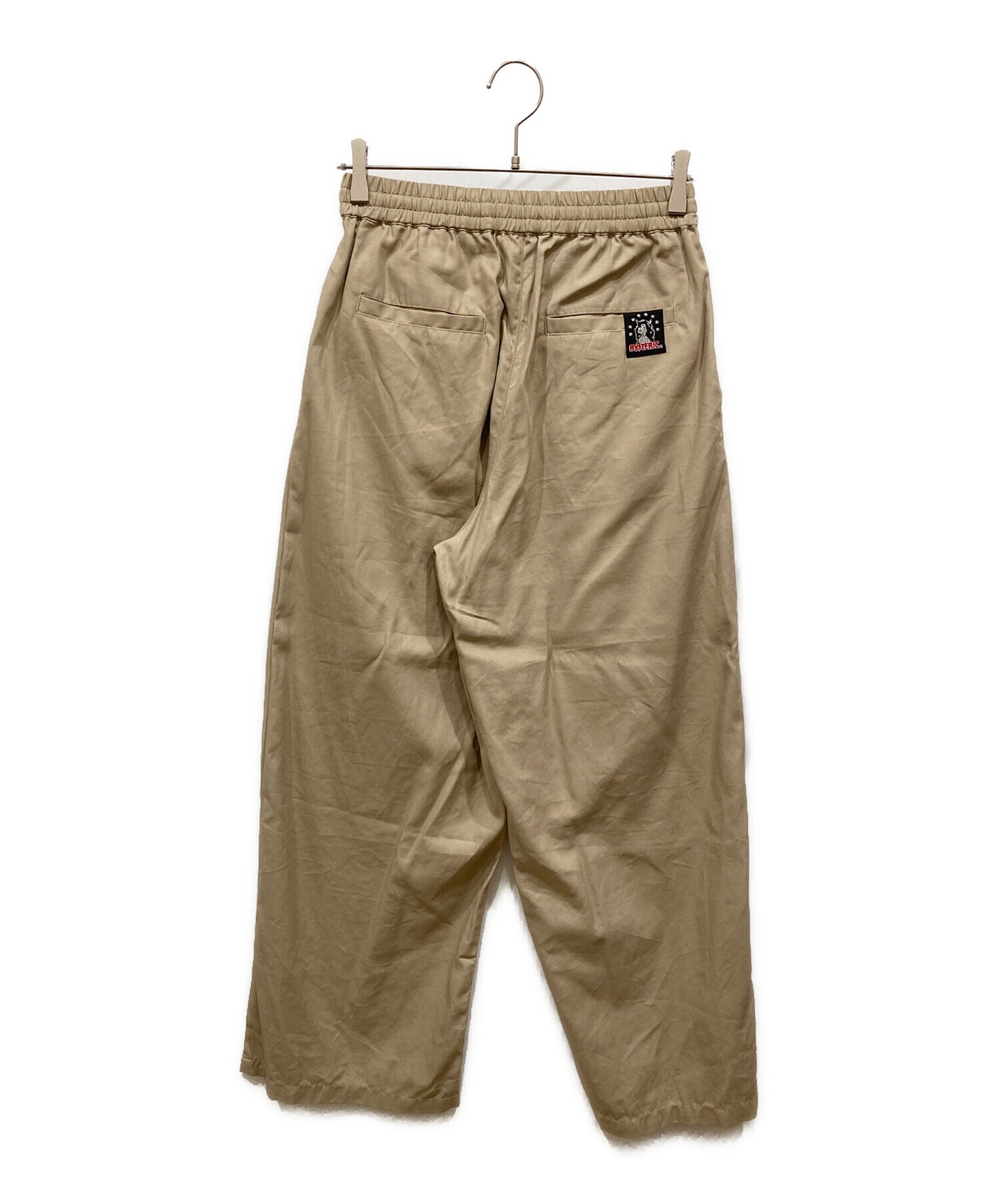 [Pre-owned] Hysteric Glamour High Waist Wide Tuck Pants 01251AP12