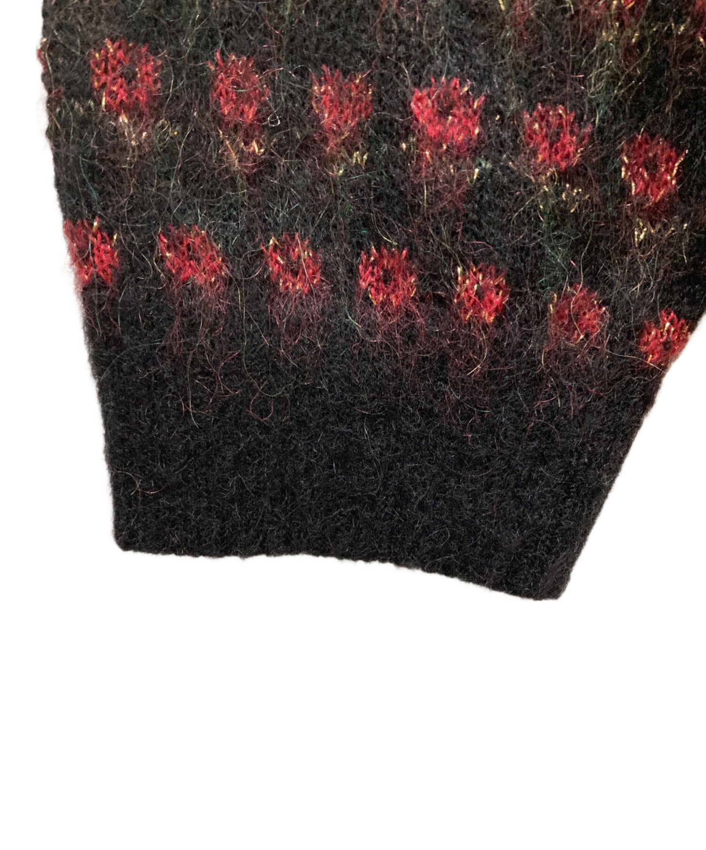 [Pre-owned] SUPREME Supreme Flowers Metallic Sweater