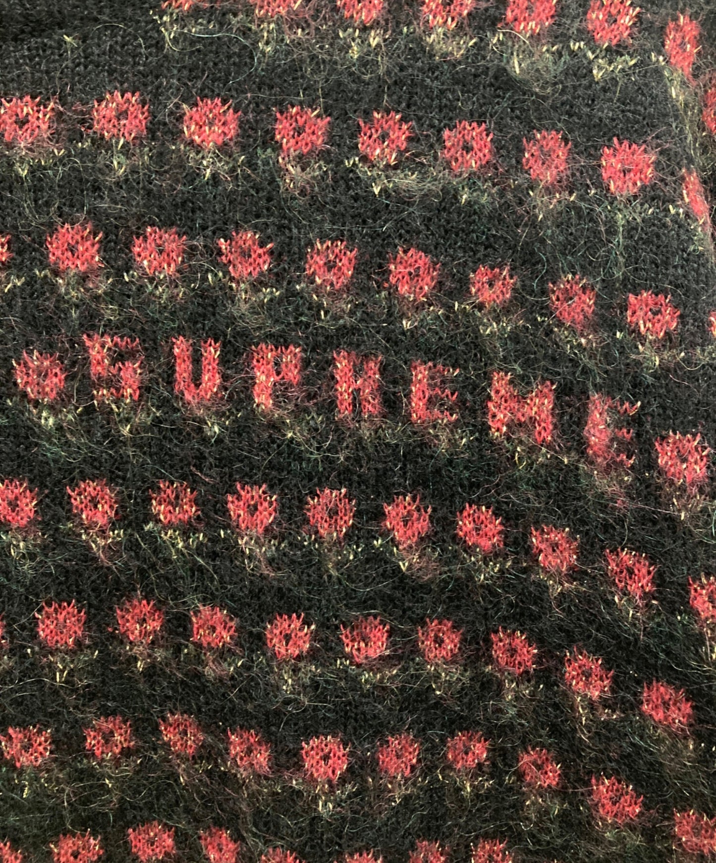 [Pre-owned] SUPREME Supreme Flowers Metallic Sweater