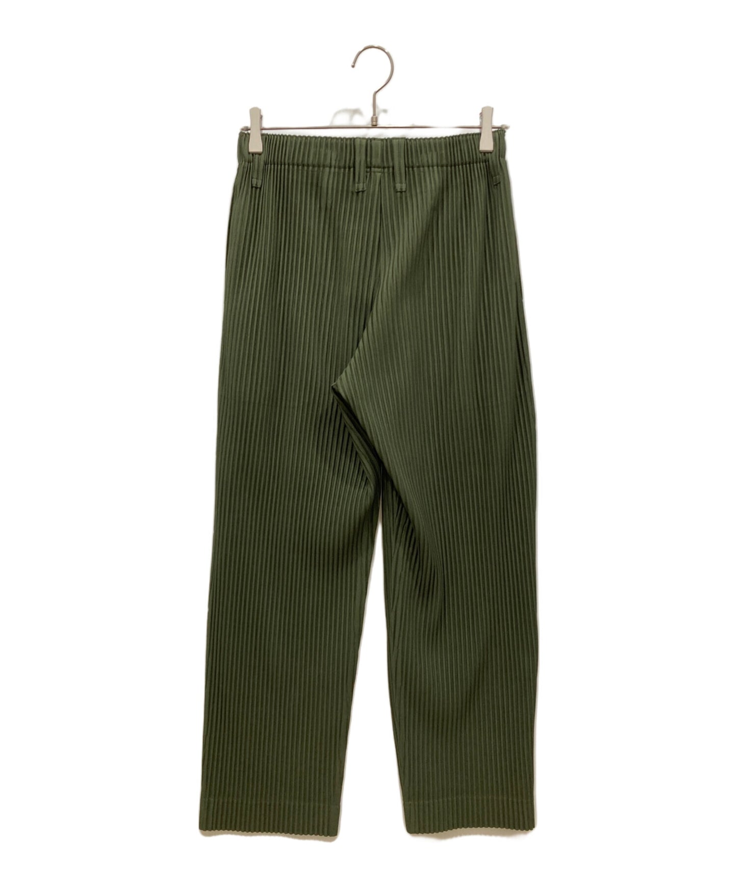 [Pre-owned] HOMME PLISSE ISSEY MIYAKE straight-pleated pants HP13JF174