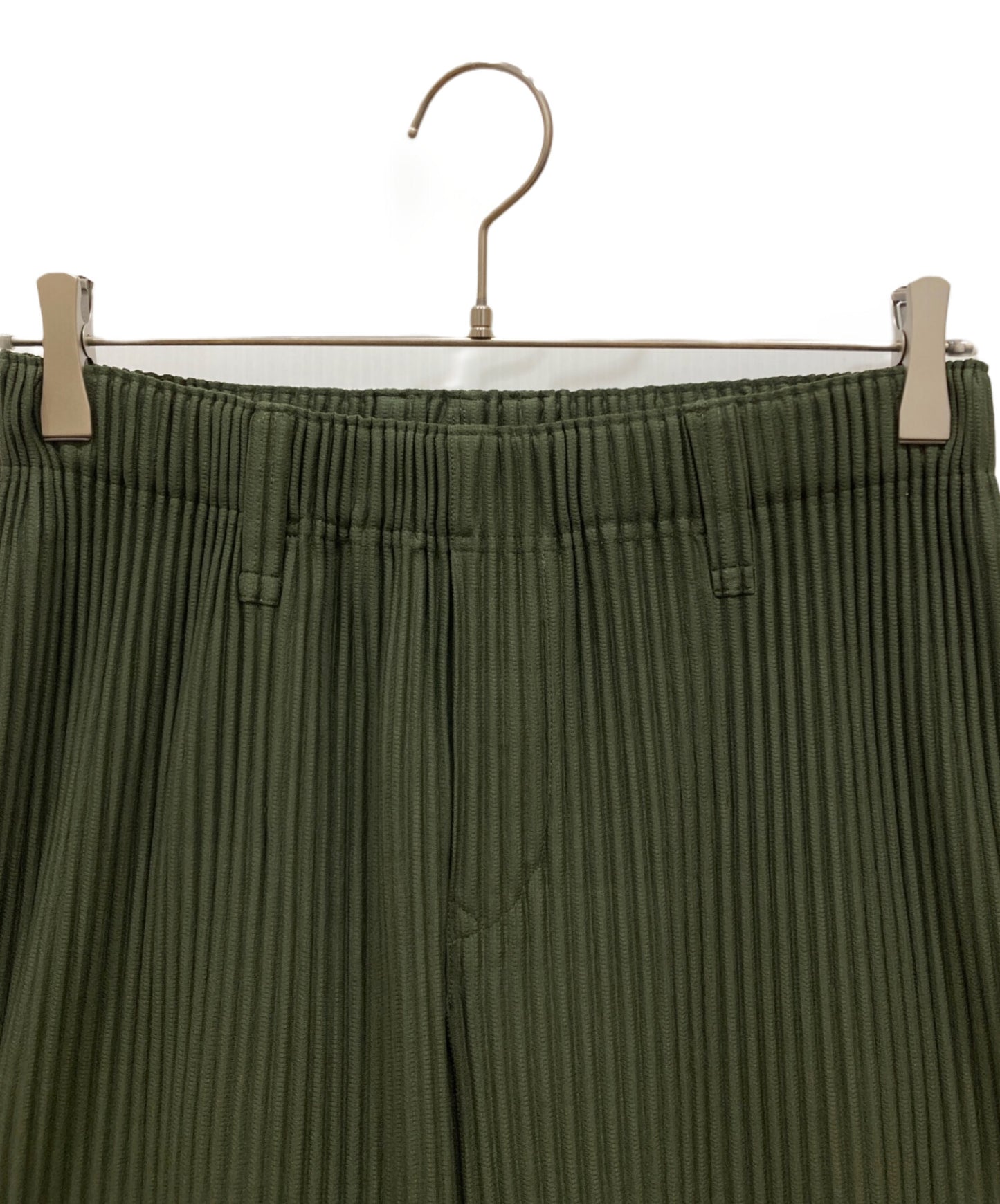 [Pre-owned] HOMME PLISSE ISSEY MIYAKE straight-pleated pants HP13JF174