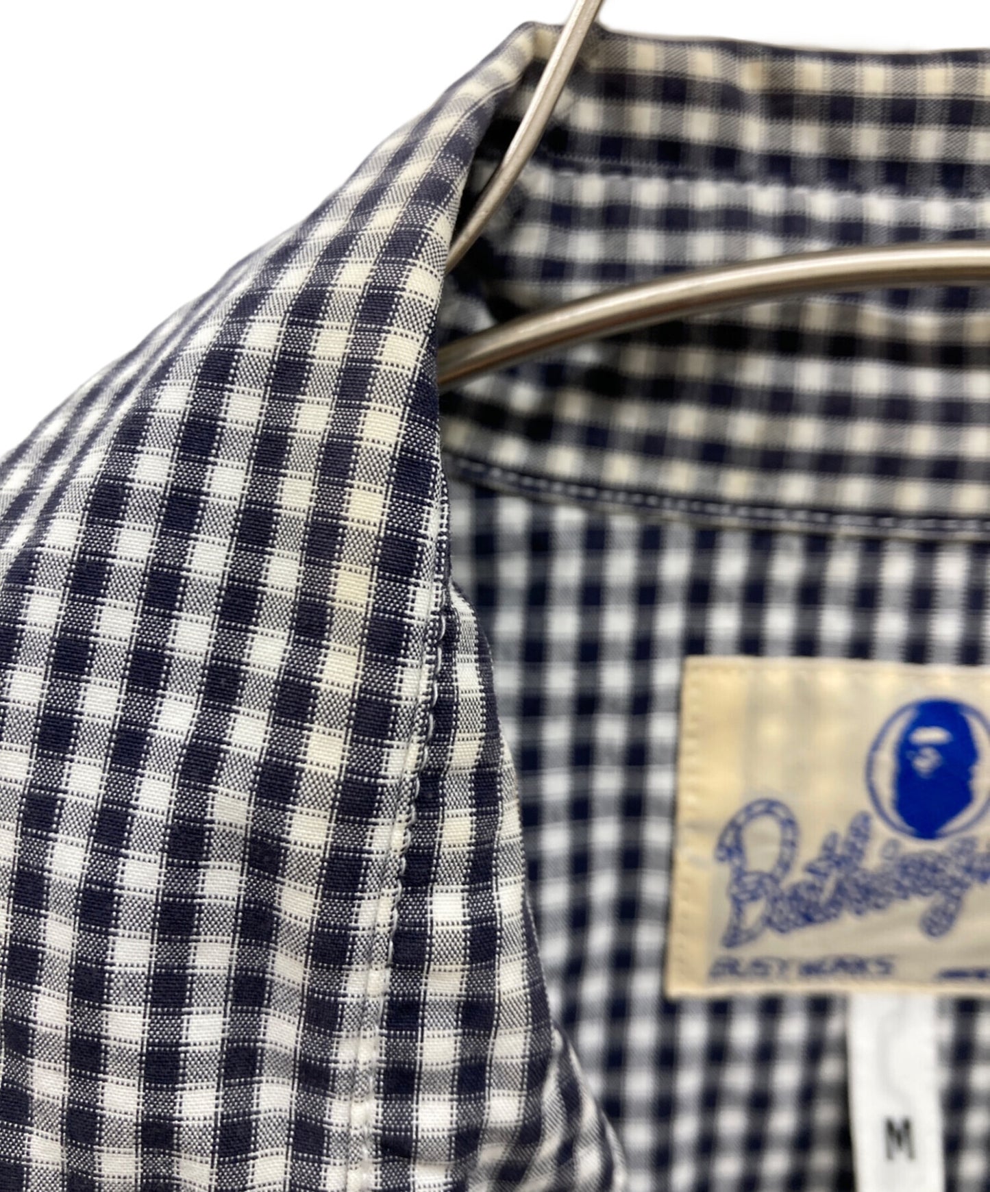 [Pre-owned] A BATHING APE Western S/S Check Shirt/Gingham Check Shirt