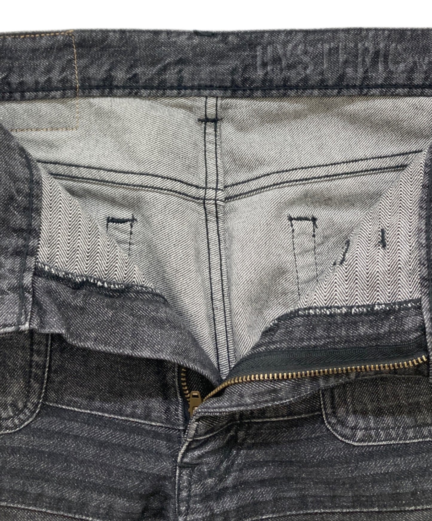 [Pre-owned] Hysteric Glamour Scratch Flare Denim 01193AP02
