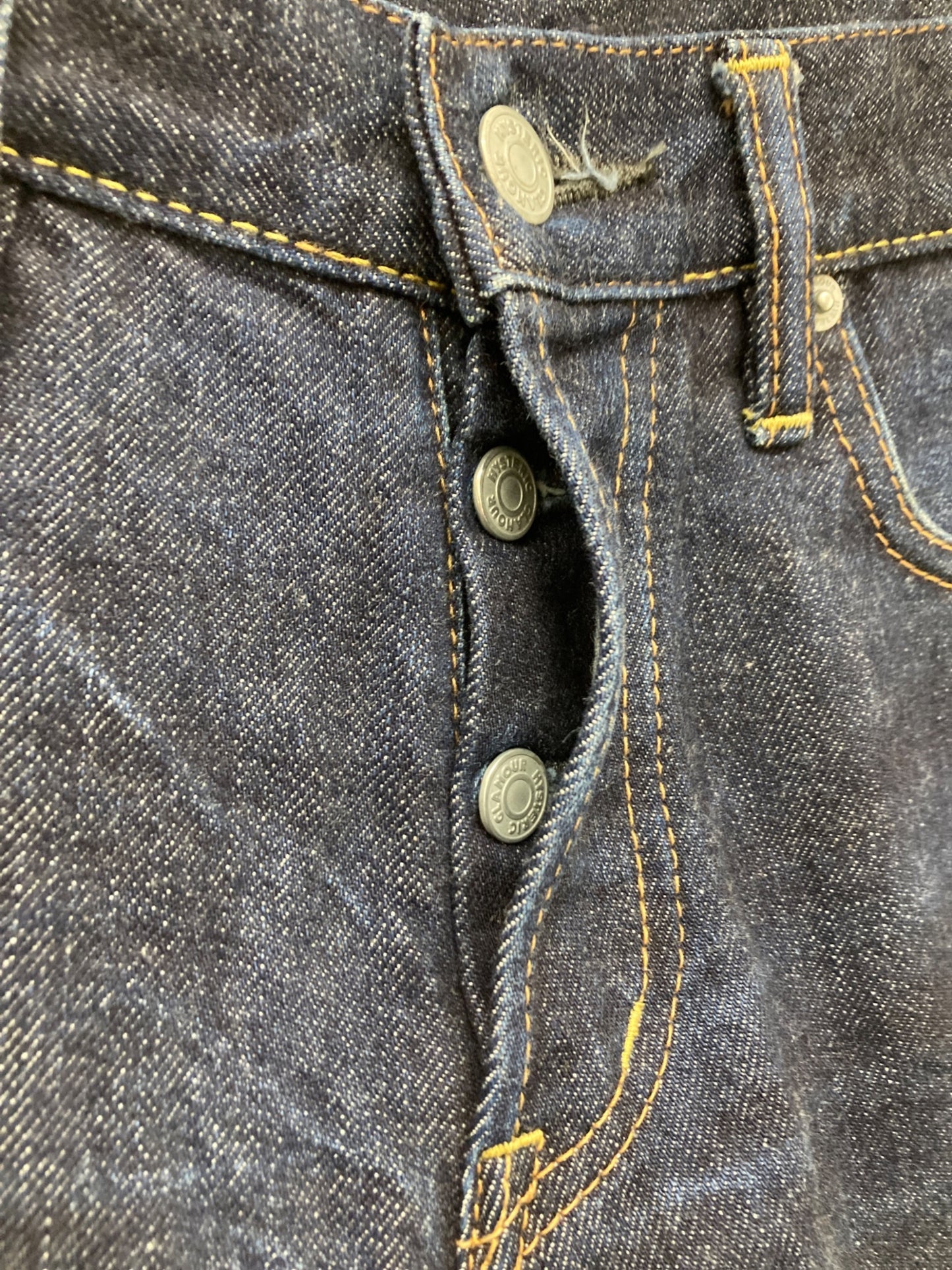 [Pre-owned] Hysteric Glamour Straight studded denim pants 0201AP10