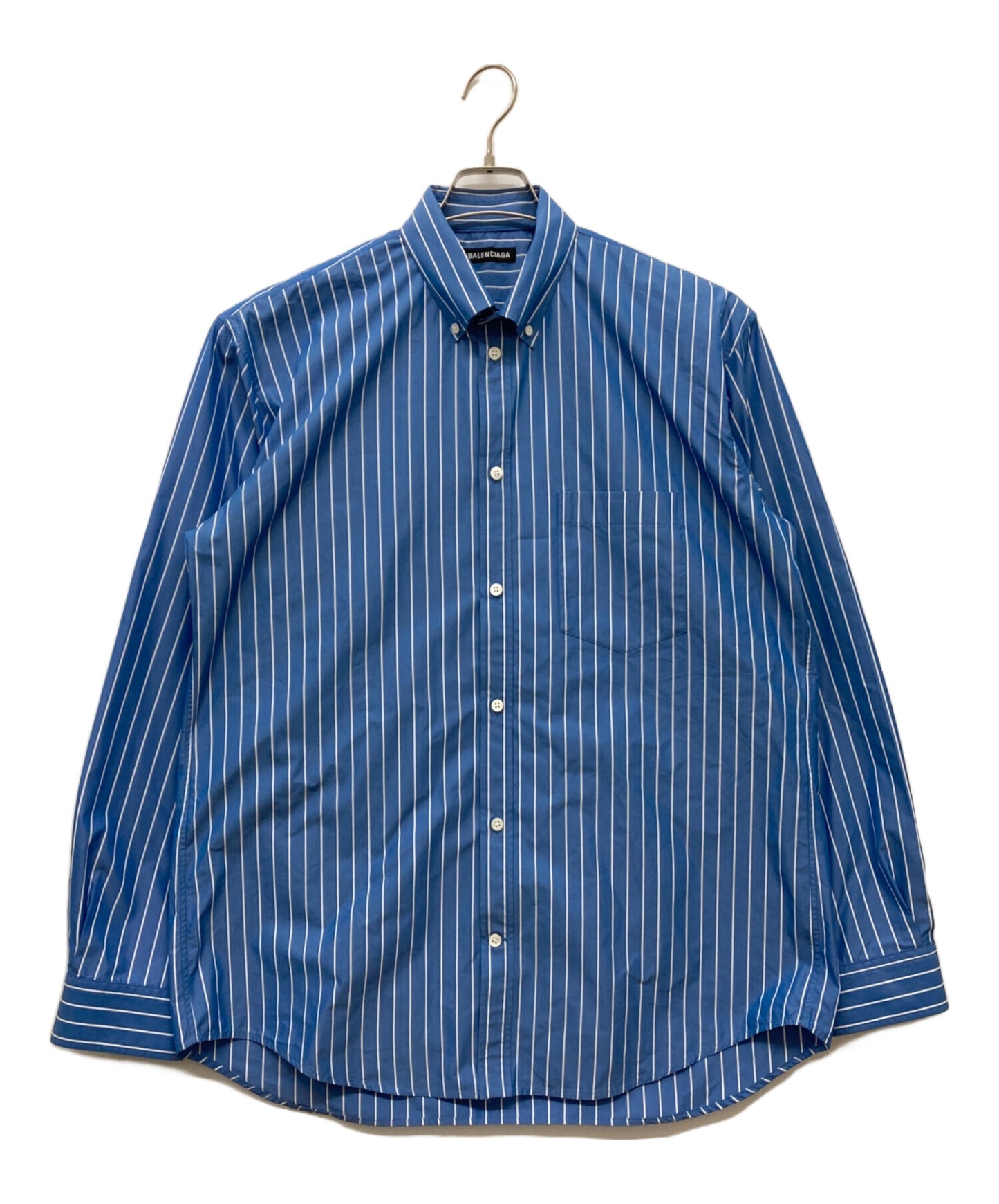 [Pre-owned] BALENCIAGA Back Logo Stripe Shirt 556878