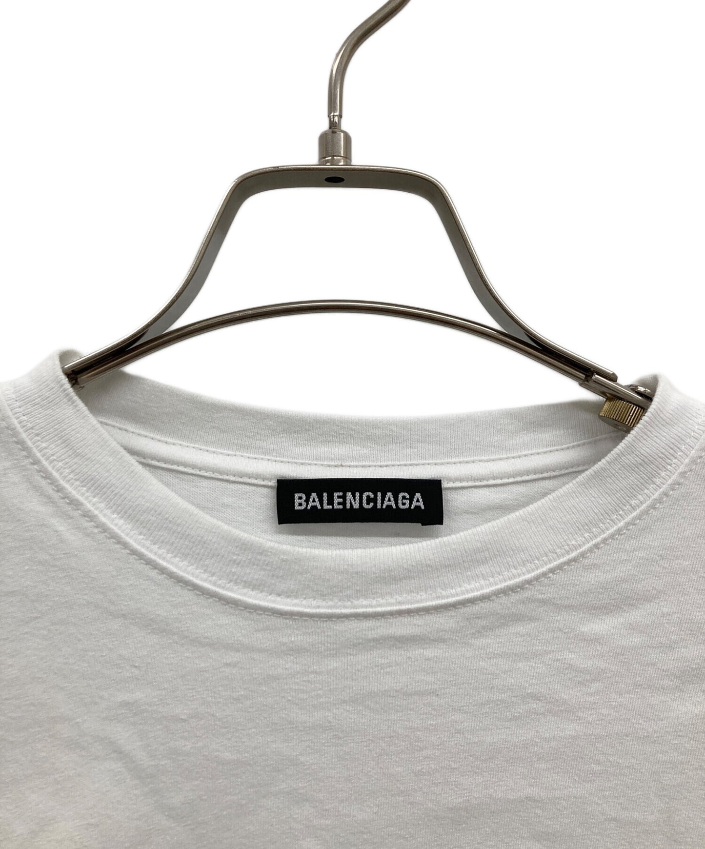 [Pre-owned] BALENCIAGA T-SHIRT/Logo T-shirt/Oversized Logo T-shirt/570803 TEV48 570803 TEV48