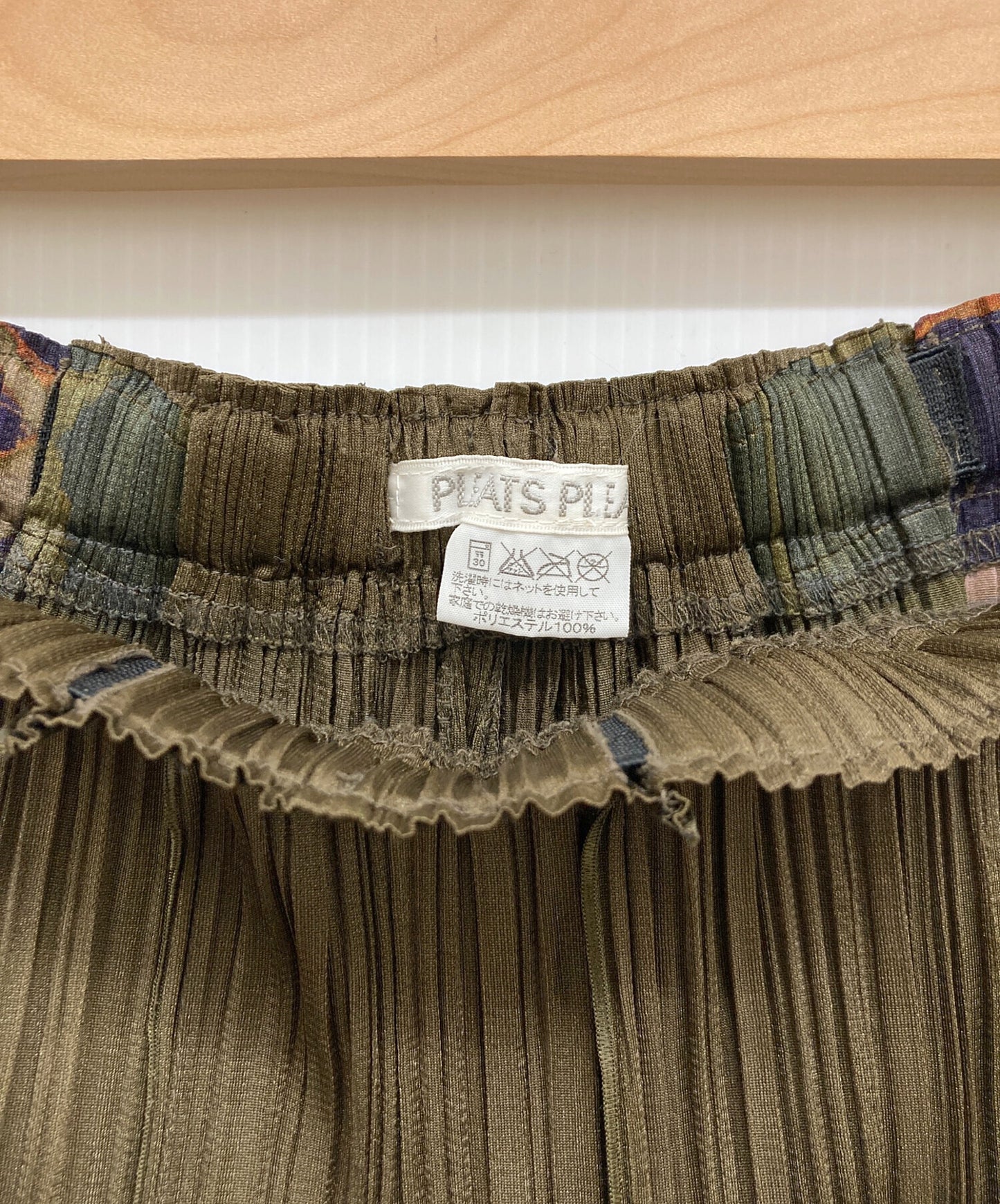 [Pre-owned] PLEATS PLEASE Geometric pattern / Pleated pants / PP33-JF735ツ/PP33-JF735 PP33-JF735