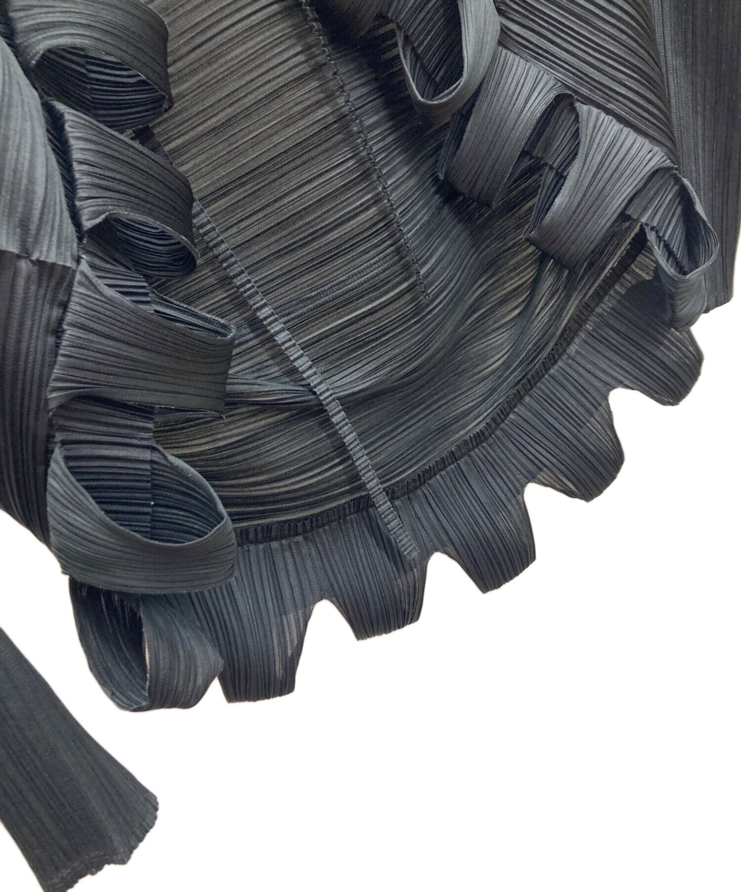 [Pre-owned] PLEATS PLEASE Rolled pleated bolero cardigan / Bolero / Cardigan / PP71-J0592 PP71-J0592