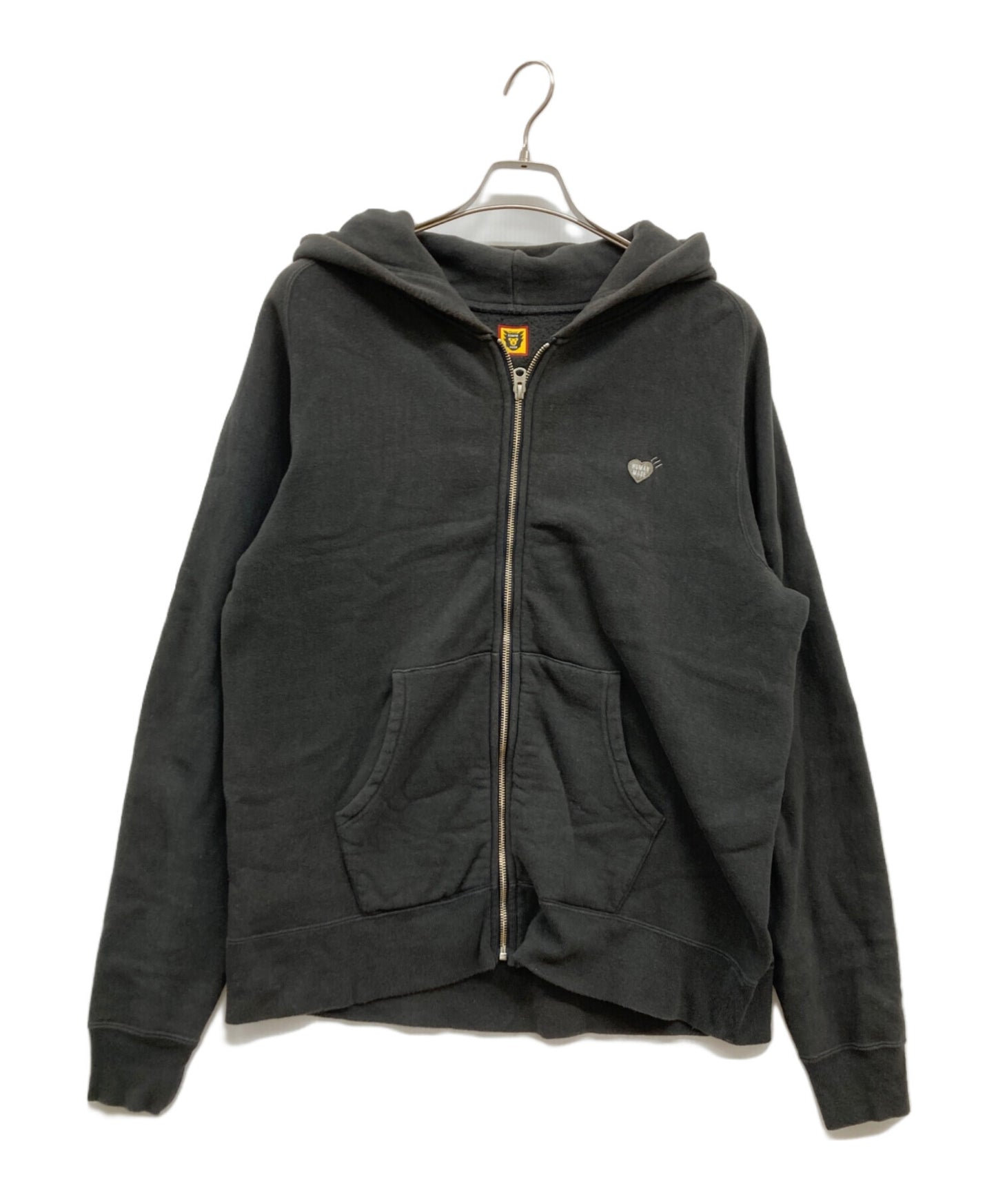 [Pre-owned] HUMAN MADE LOGO ZIP HOODIE/Zip Hoodie/Logo Hoodie