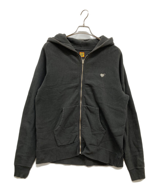 [Pre-owned] HUMAN MADE LOGO ZIP HOODIE/Zip Hoodie/Logo Hoodie
