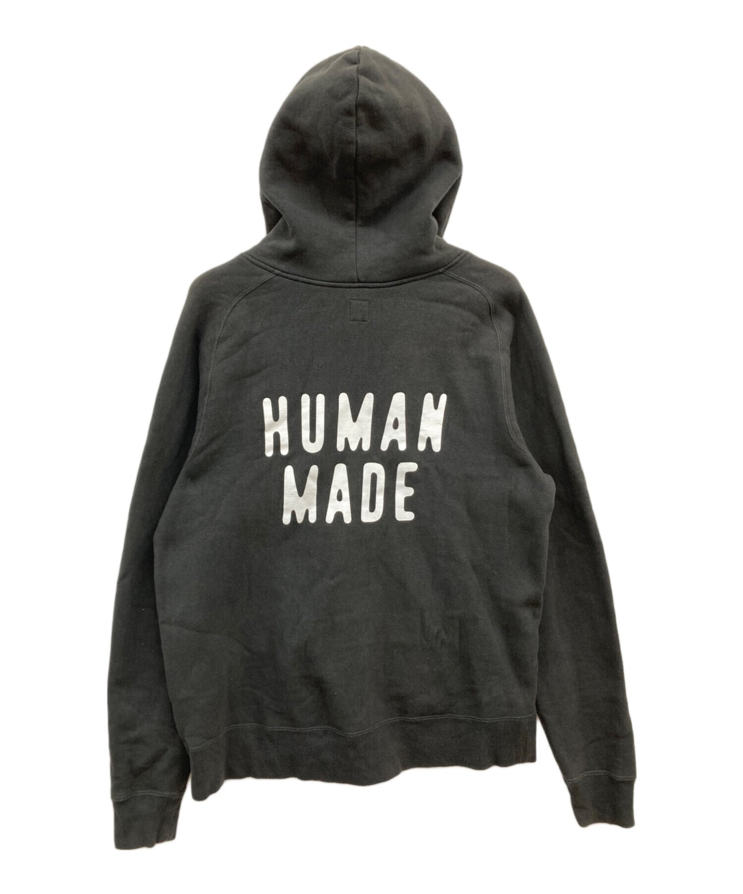 [Pre-owned] HUMAN MADE LOGO ZIP HOODIE/Zip Hoodie/Logo Hoodie