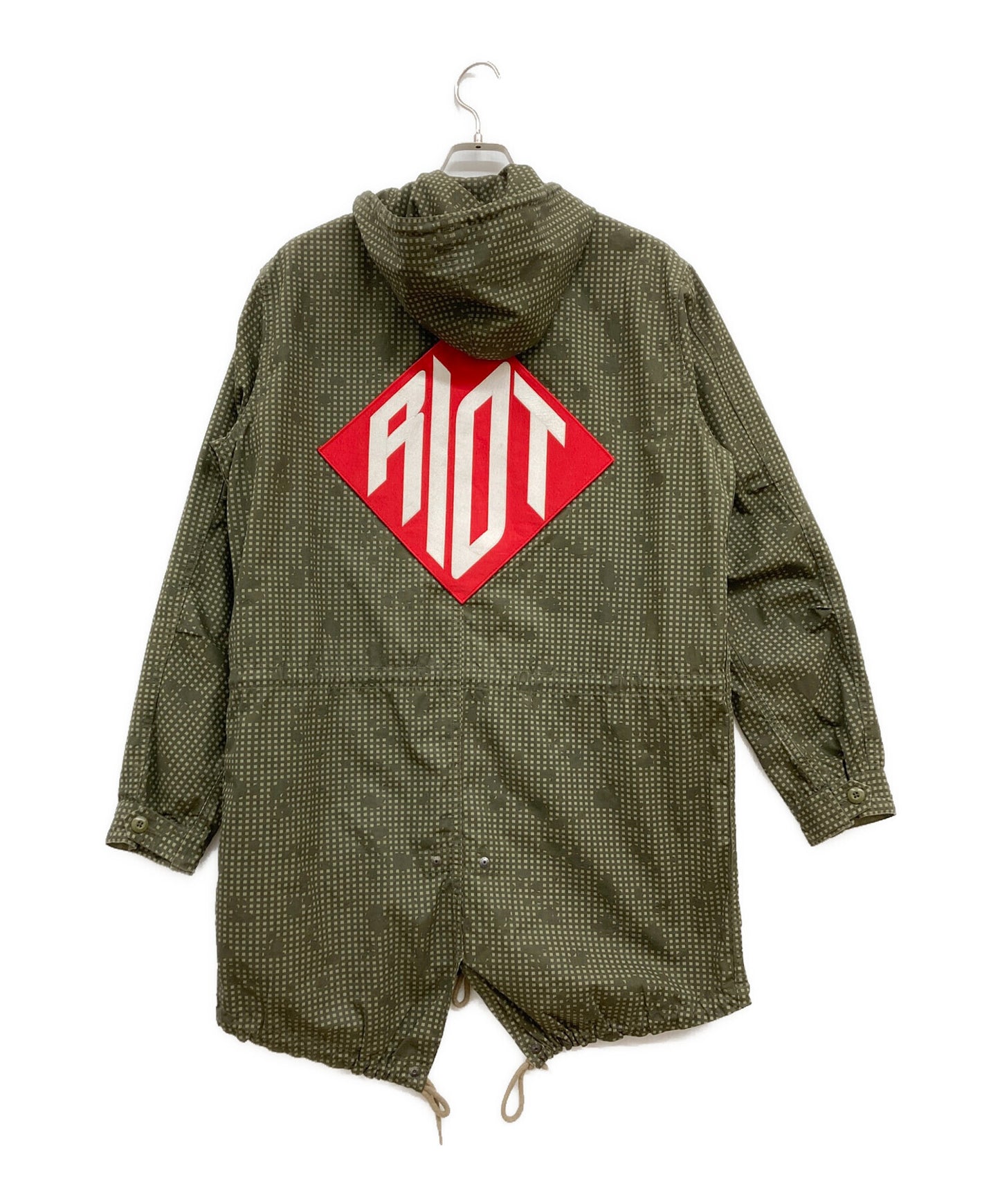 [Pre-owned] SUPREME 14SS Riot Fishtail Parka/Rain Drop Camo Coat/Mod Coat/Fishtail Coat