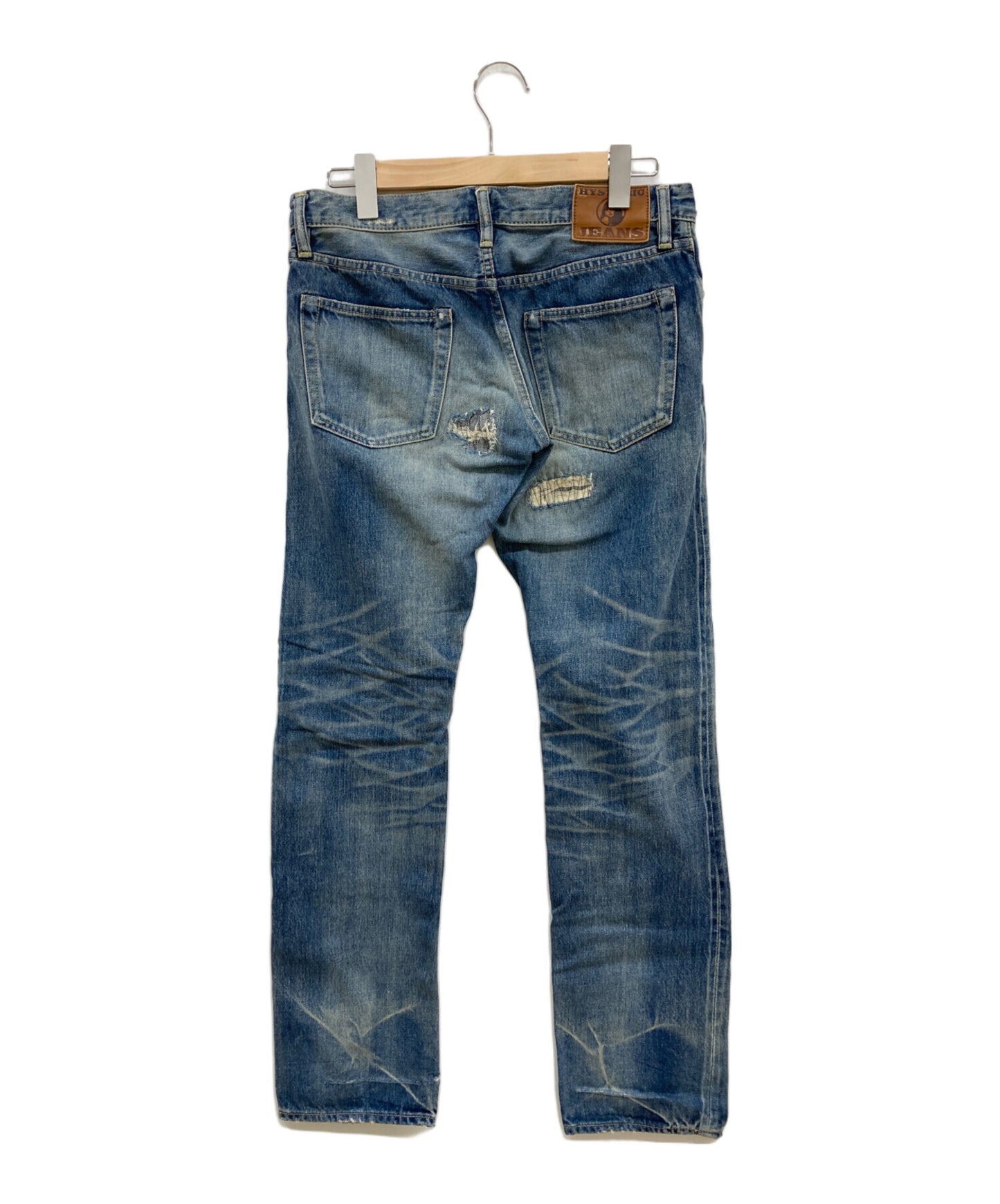 [Pre-owned] Hysteric Glamour CR Processed Denim Slim PT / Denim Pants / Damaged Denim Pants / Y2K/0143AP07 0143AP07