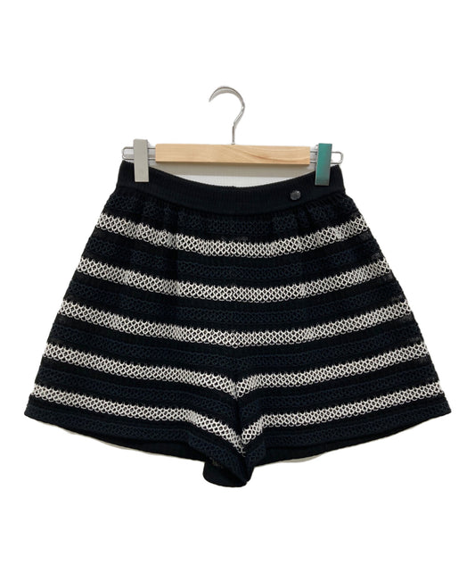 [Pre-owned] CHANEL Striped Shorts/Knit Pants/Half Pants P64366K60278