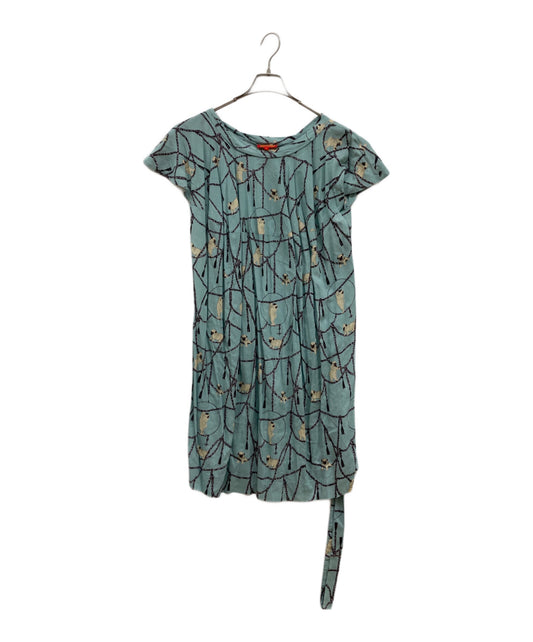 [Pre-owned] Vivienne Westwood RED LABEL Bulldog scarf pattern dress/short sleeve dress/archive