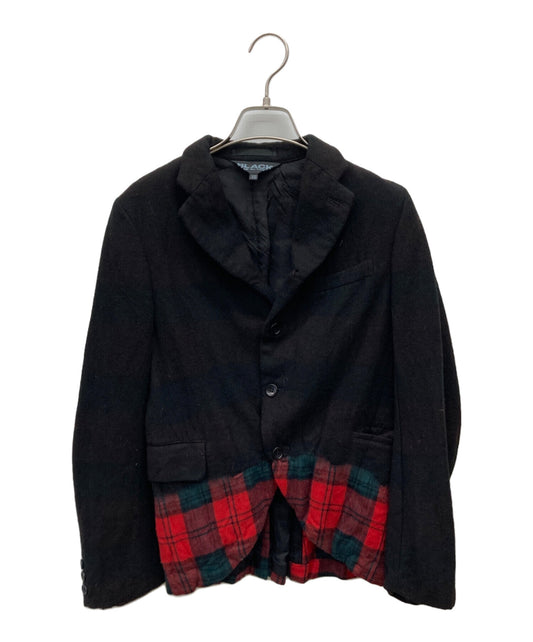 [Pre-owned] BLACK COMME des GARCONS Tartan Check Wool Jacket 1F-J013