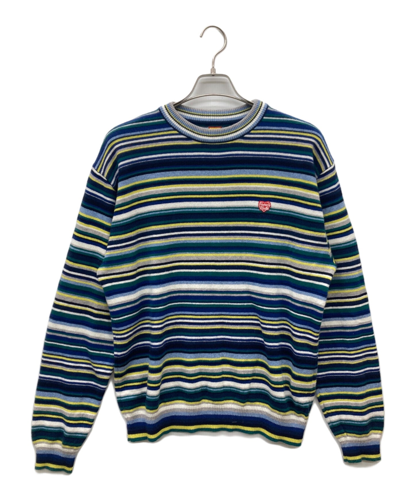 [Pre-owned] HUMAN MADE 23AW MULTI STRIPED KNIT SWEATER / 23AW / Multi striped knit sweater / Striped knit / Knit