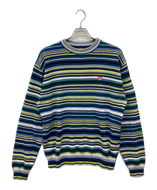 [Pre-owned] HUMAN MADE 23AW MULTI STRIPED KNIT SWEATER / 23AW / Multi striped knit sweater / Striped knit / Knit