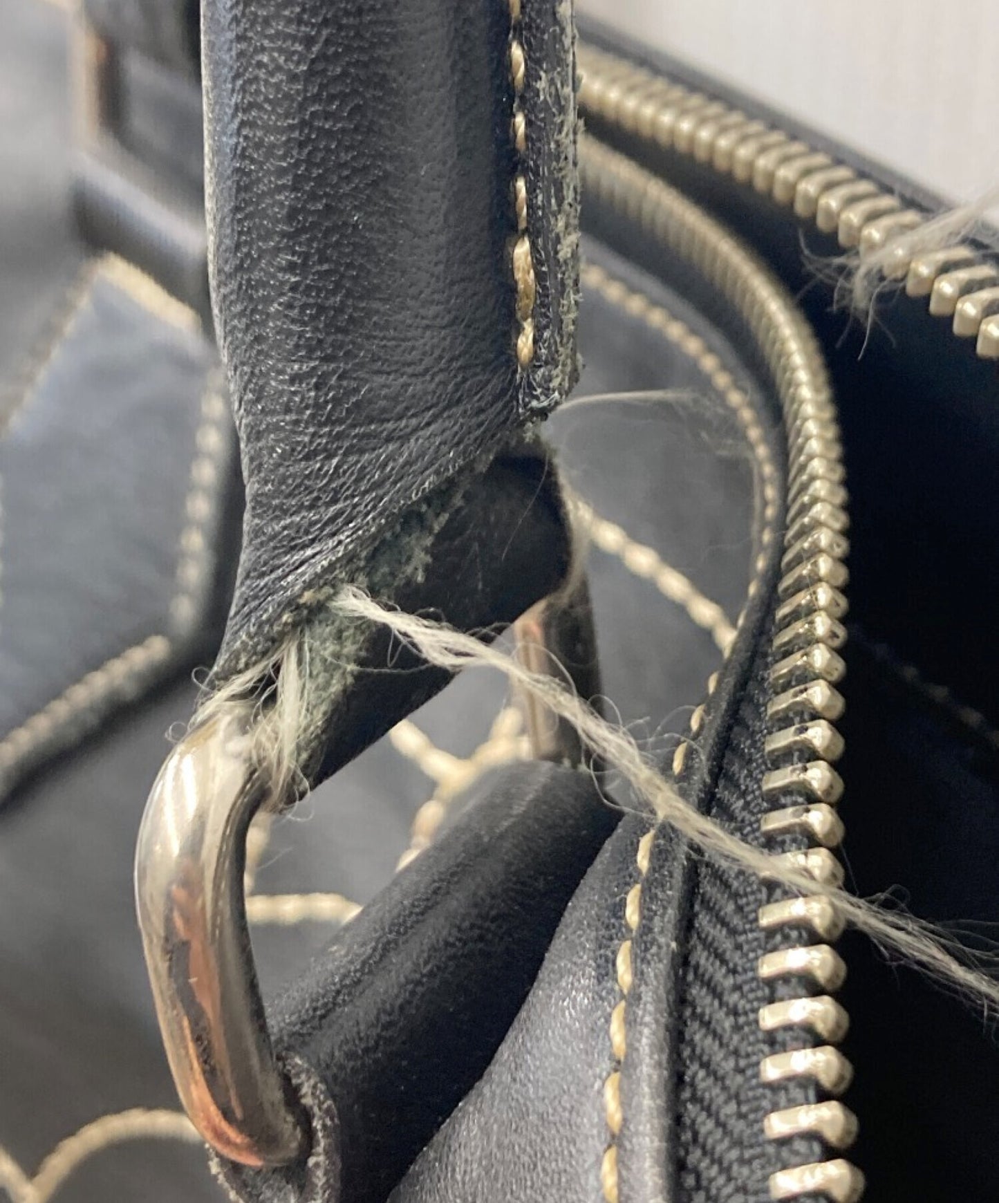 [Pre-owned] Vivienne Westwood Decalogo Orb Embroidery Handbag