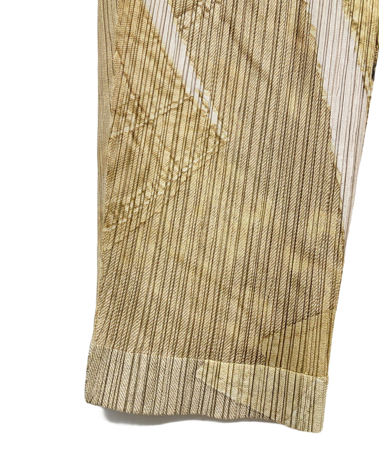 [Pre-owned] PLEATS PLEASE pleated pants with a full pattern PP21-JF762