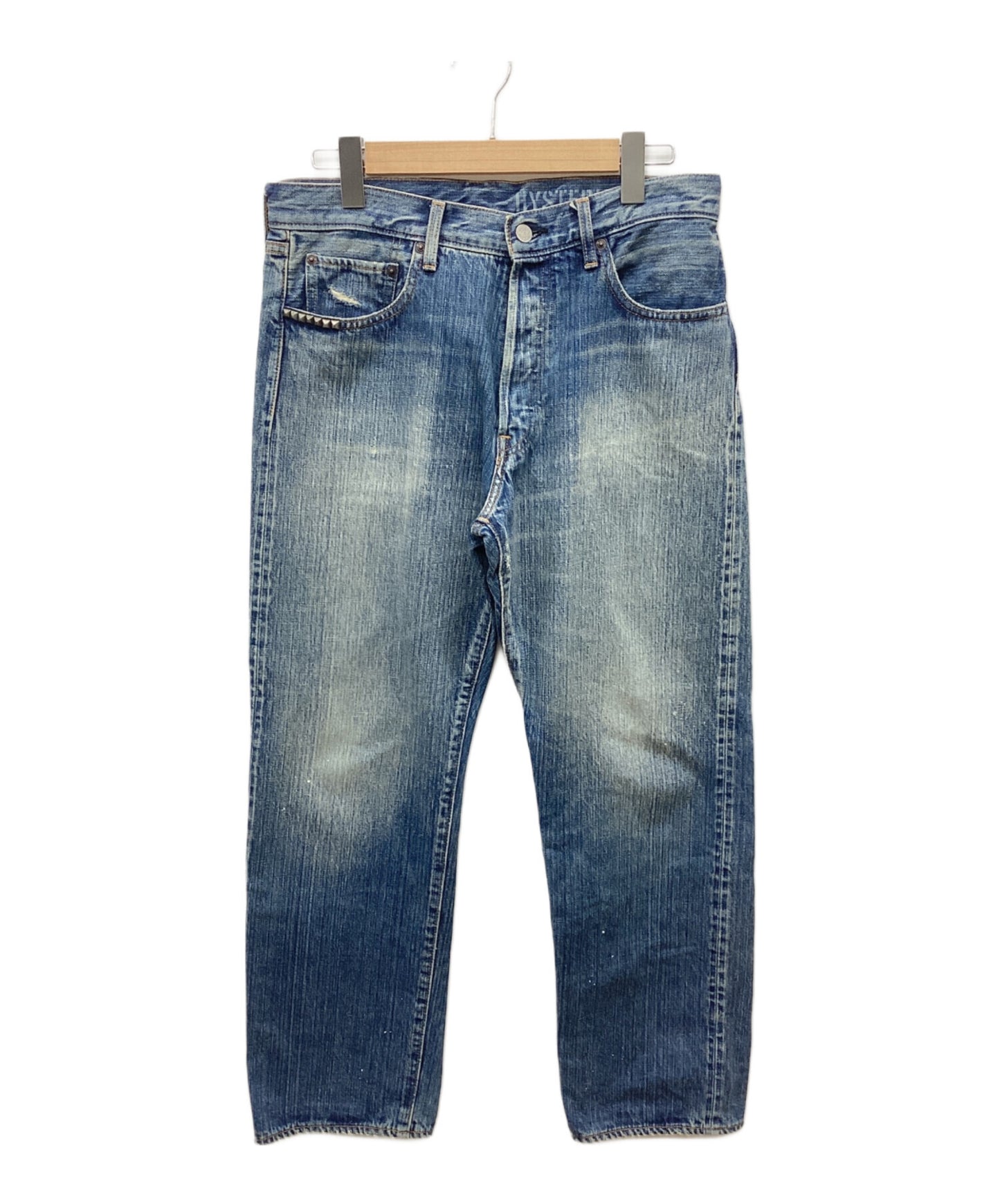 [Pre-owned] Hysteric Glamour Studded denim pants 02243AP55