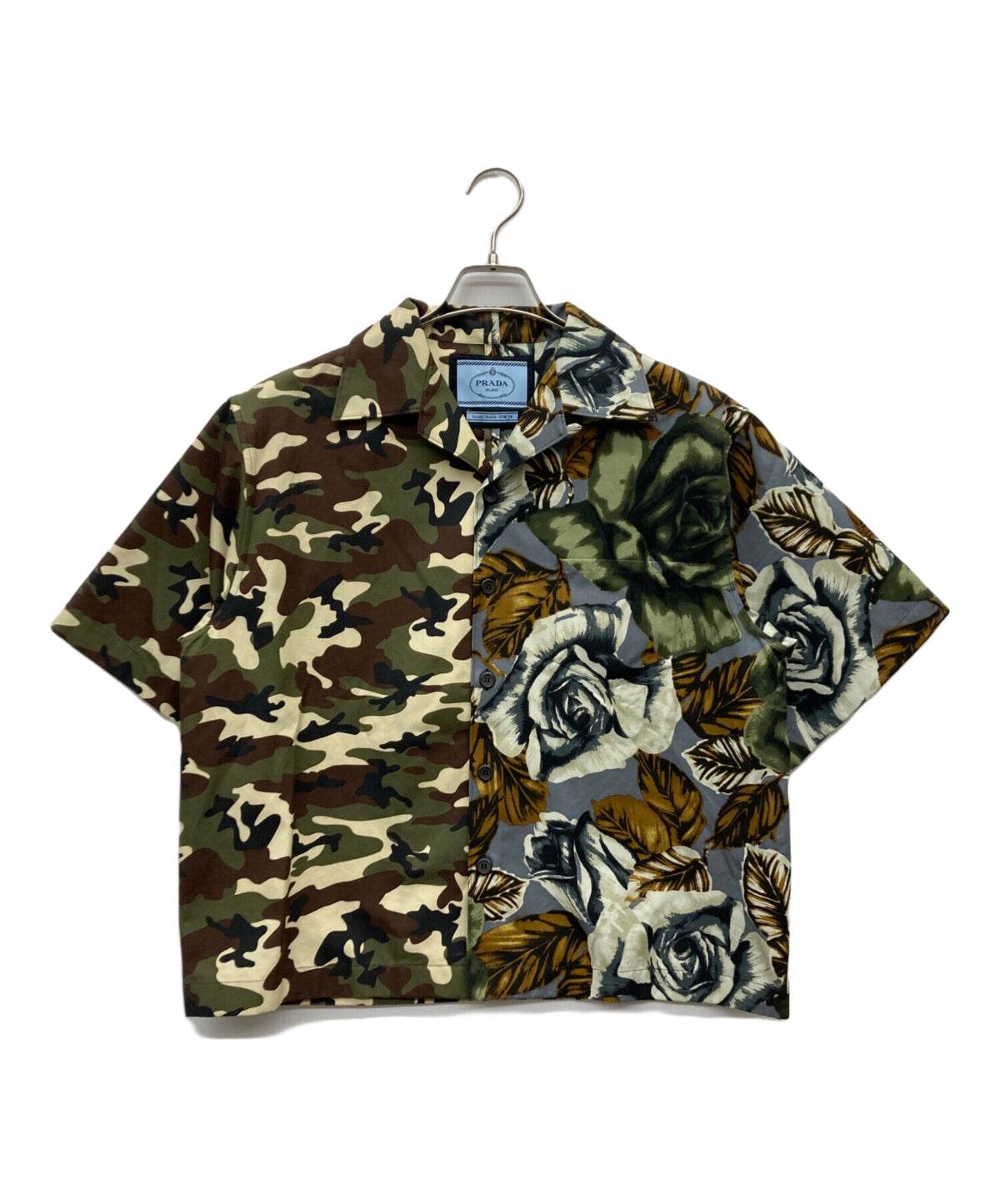 [Pre-owned] PRADA DOUBLE MATCH POPLIN SHIRT UCS319 S182