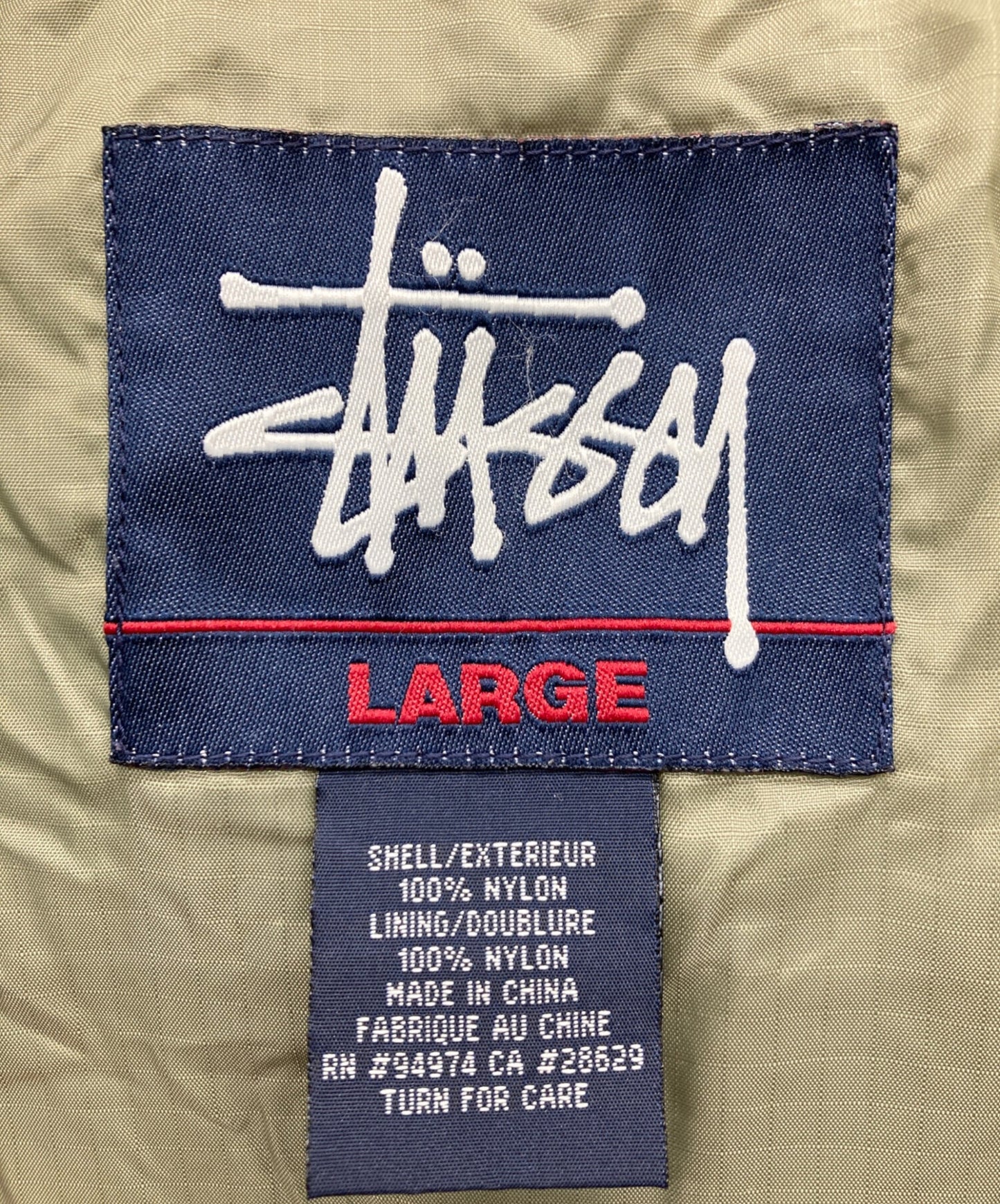 [Pre-owned] stussy 90'S Mountain jacket with down liner
