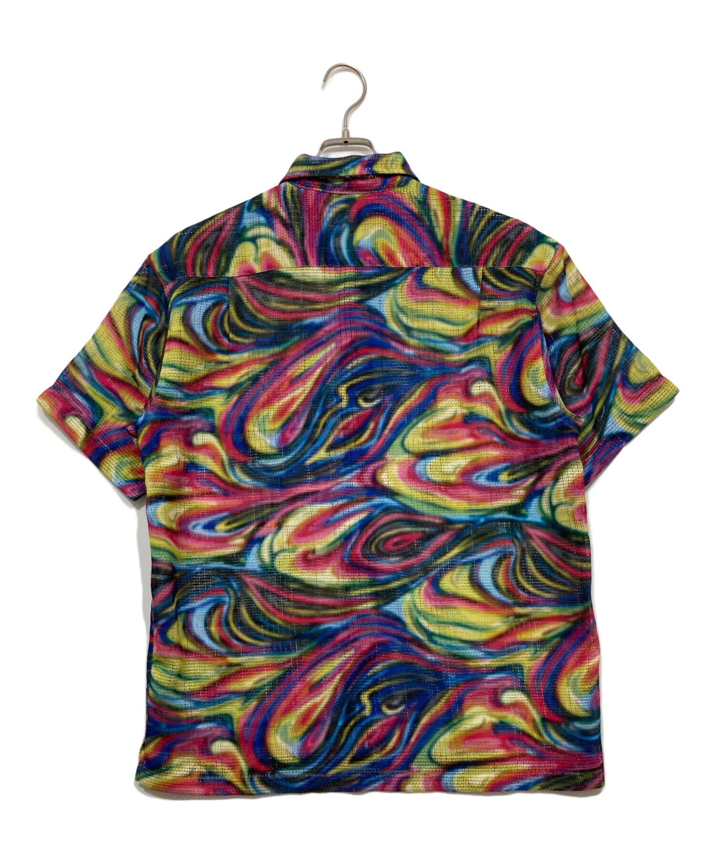 [Pre-owned] SUPREME Mesh Stripe S/S Shirt