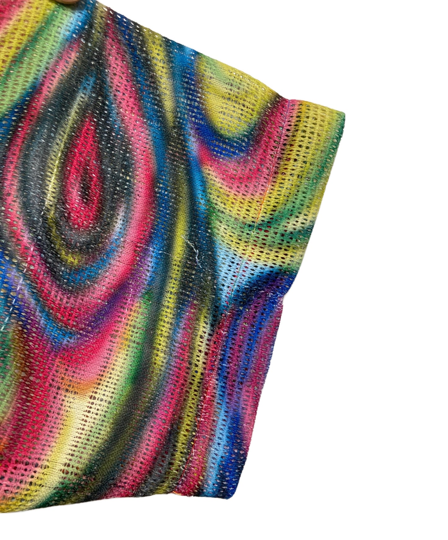 [Pre-owned] SUPREME Mesh Stripe S/S Shirt