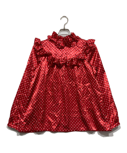 [Pre-owned] COMME des GARCONS GIRL frilled dot blouse NM-B009