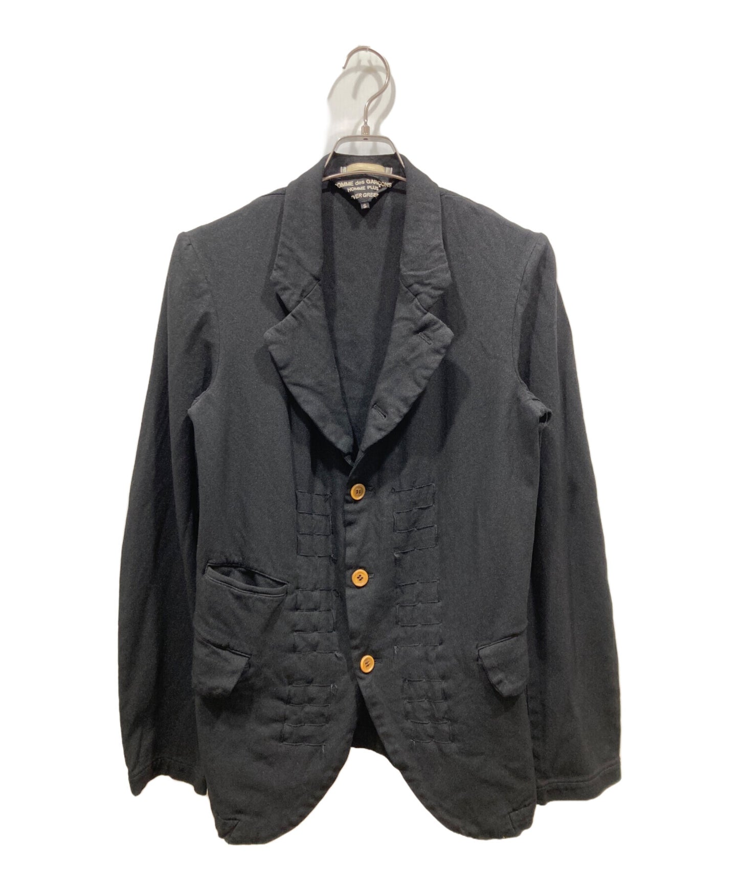 [Pre-owned] COMME des GARCONS HOMME PLUS EVERGREEN Multi-button polyester tailored jacket PS-J210