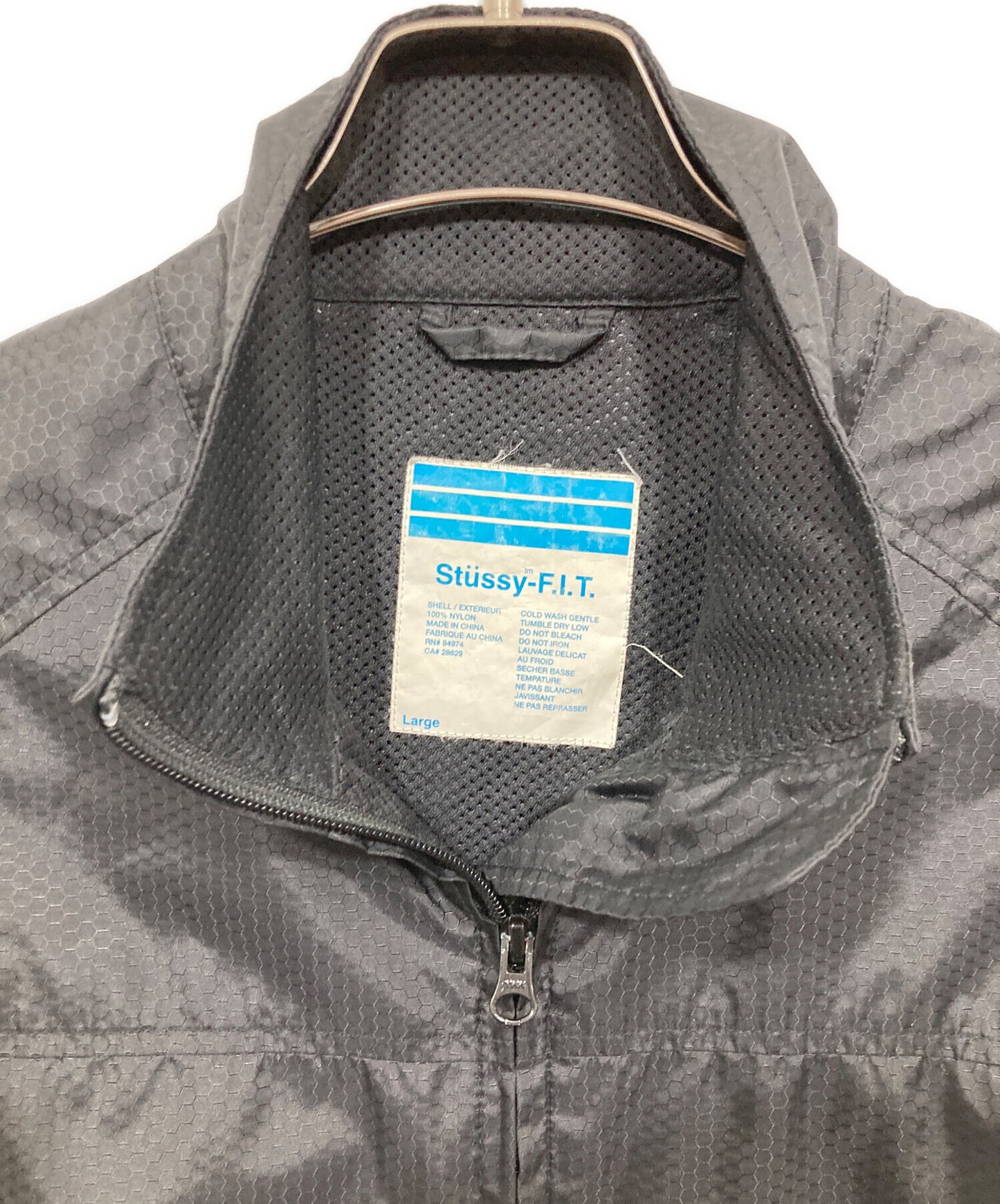 [Pre-owned] stussy F.I.T Honeycomb ripstop nylon jacket