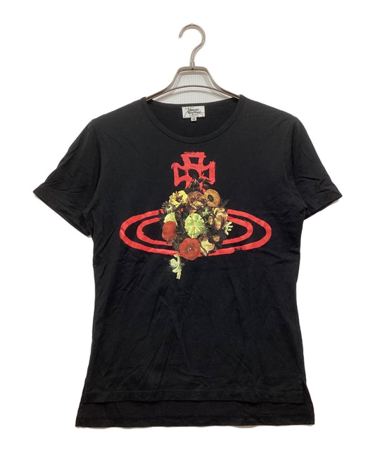 [Pre-owned] Vivienne Westwood man Floral Orb Print T-Shirt VW-LP-89565