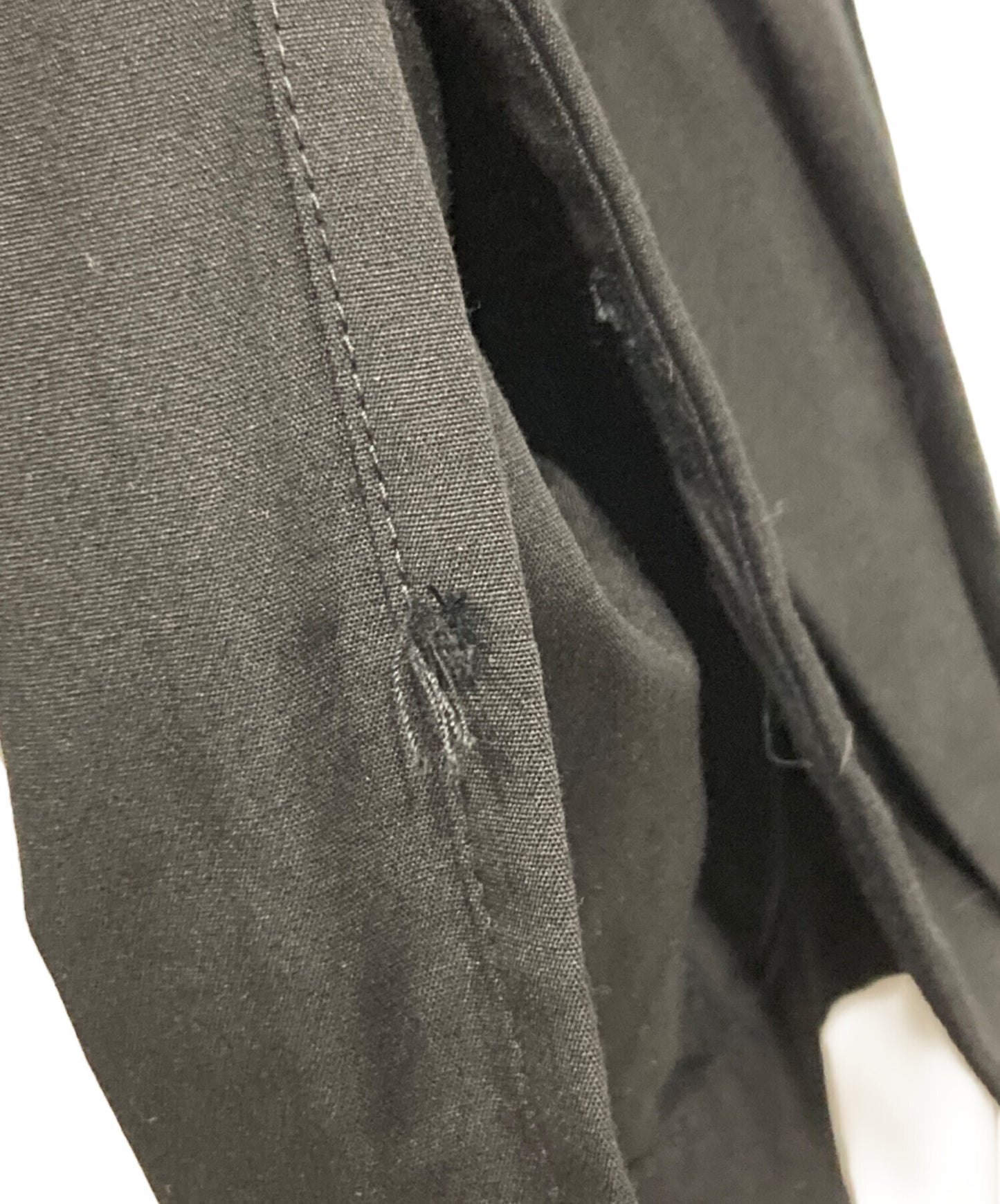 [Pre-owned] Yohji Yamamoto pour homme striped staff shirt HW-B08-201