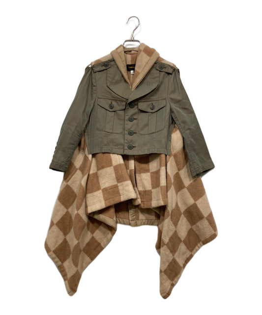 [Pre-owned] COMME des GARCONS Docking Check Coat GD-J058
