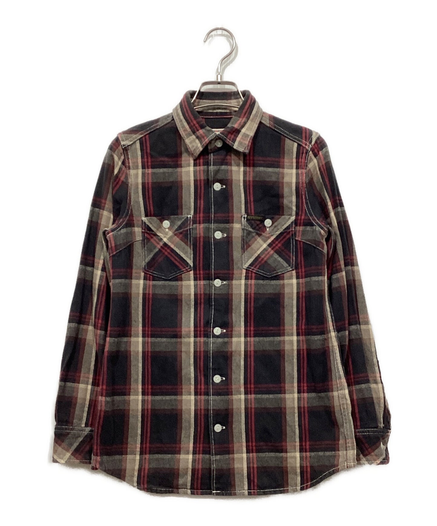 [Pre-owned] Hysteric Glamour Work Nel Shirts / Nel Shirts 0124AH01