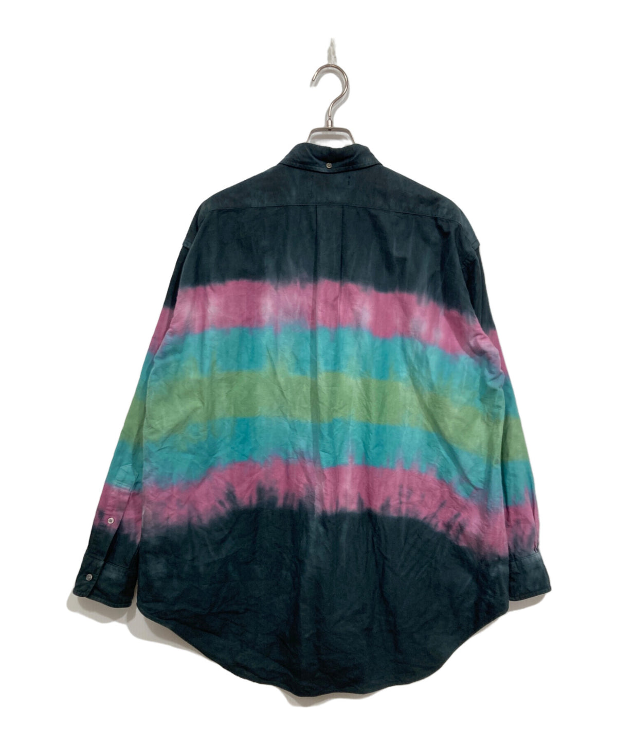 [Pre-owned] Graphpaper Tie-Dye Oxford Long-Sleeve Button-Down Box Shirt GM194-50701