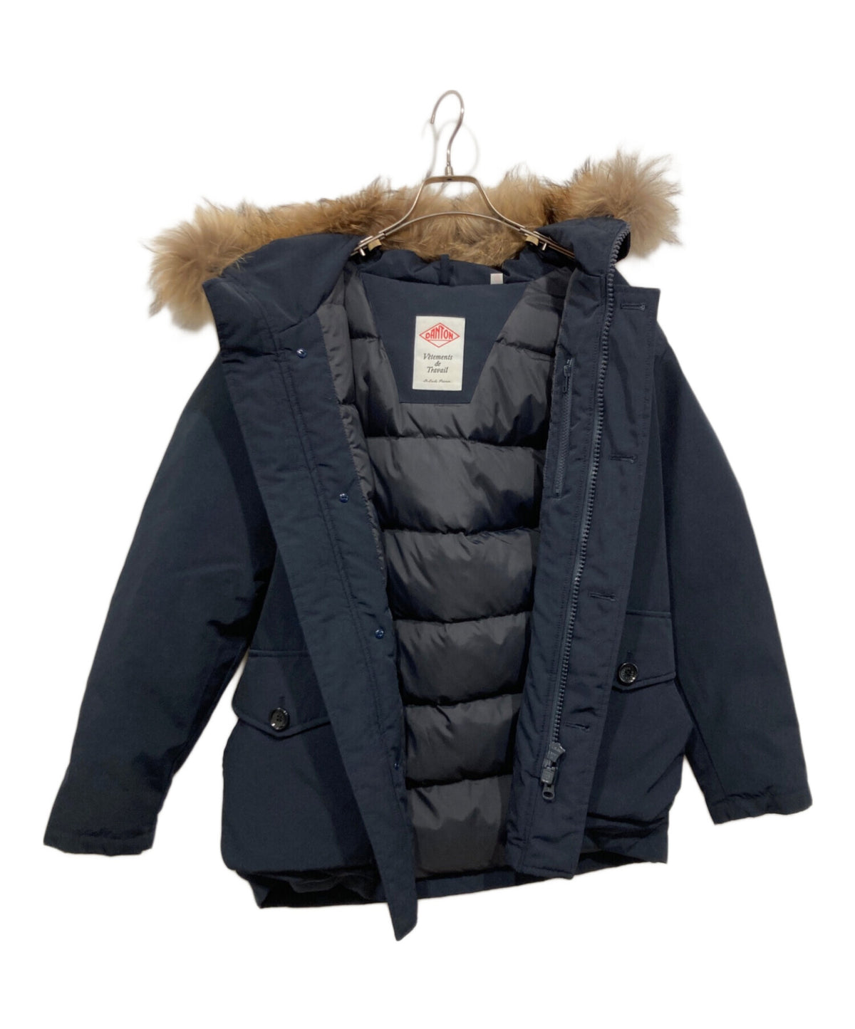 [Pre-owned] DANTON Fur-Trimmed Down Jacket JD-8535 LAS