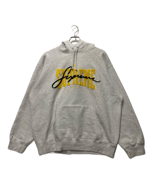 [Pre-owned] SUPREME Embroidered Chenille Hooded Sweatshirt