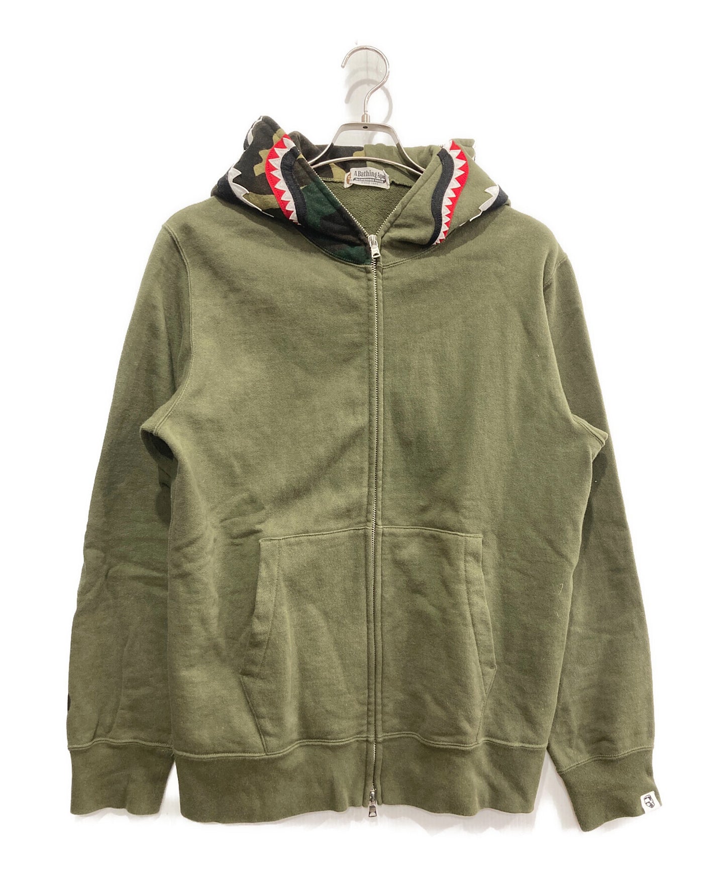 [Pre-owned] A BATHING APE Zip Shark Hoodie