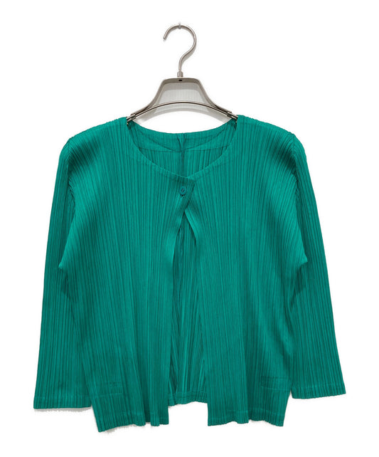 [Pre-owned] PLEATS PLEASE pleated cardigan PP51-J0206