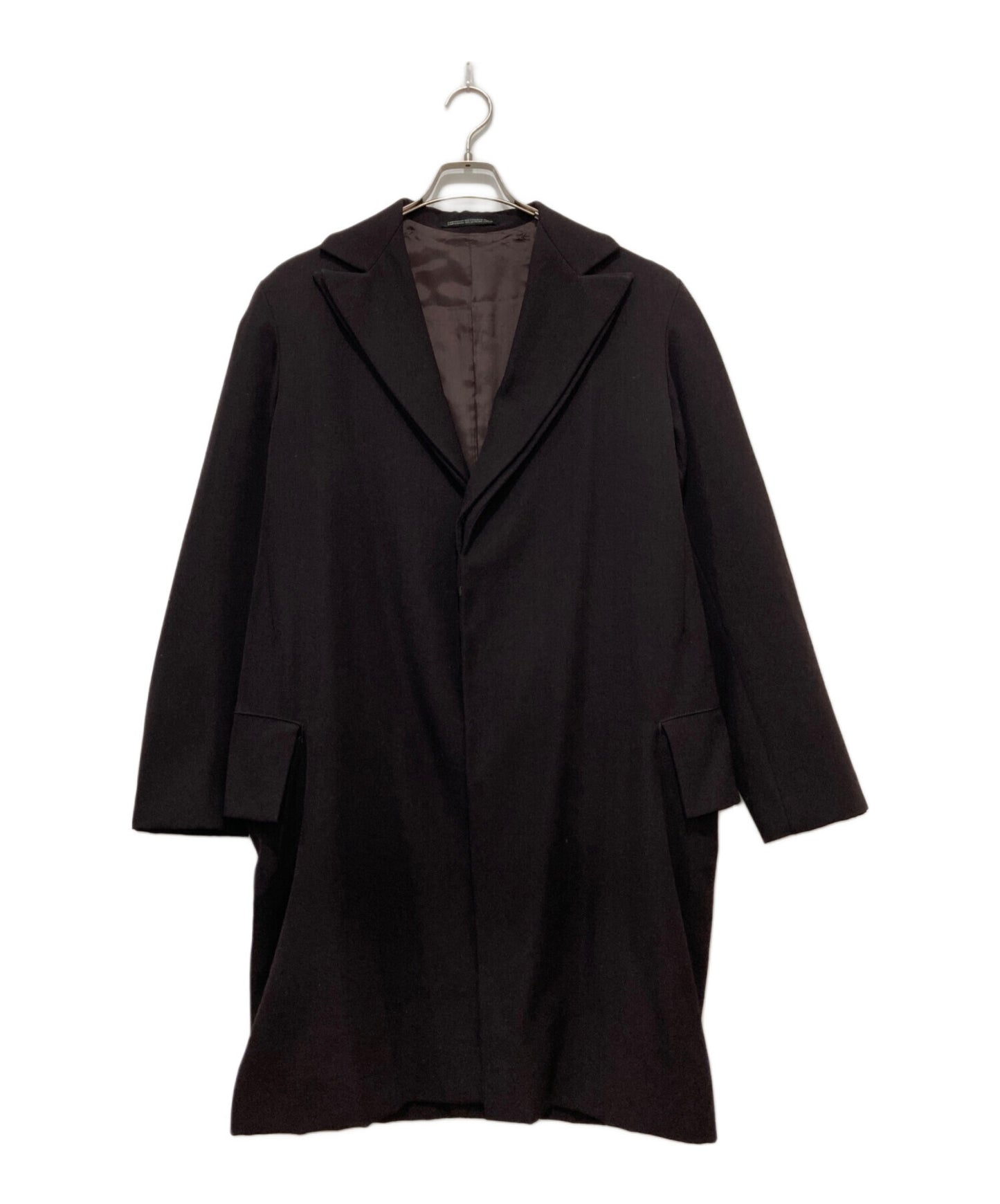 [Pre-owned] Y's Wool Gabardine Chester Coat YH-J12-104